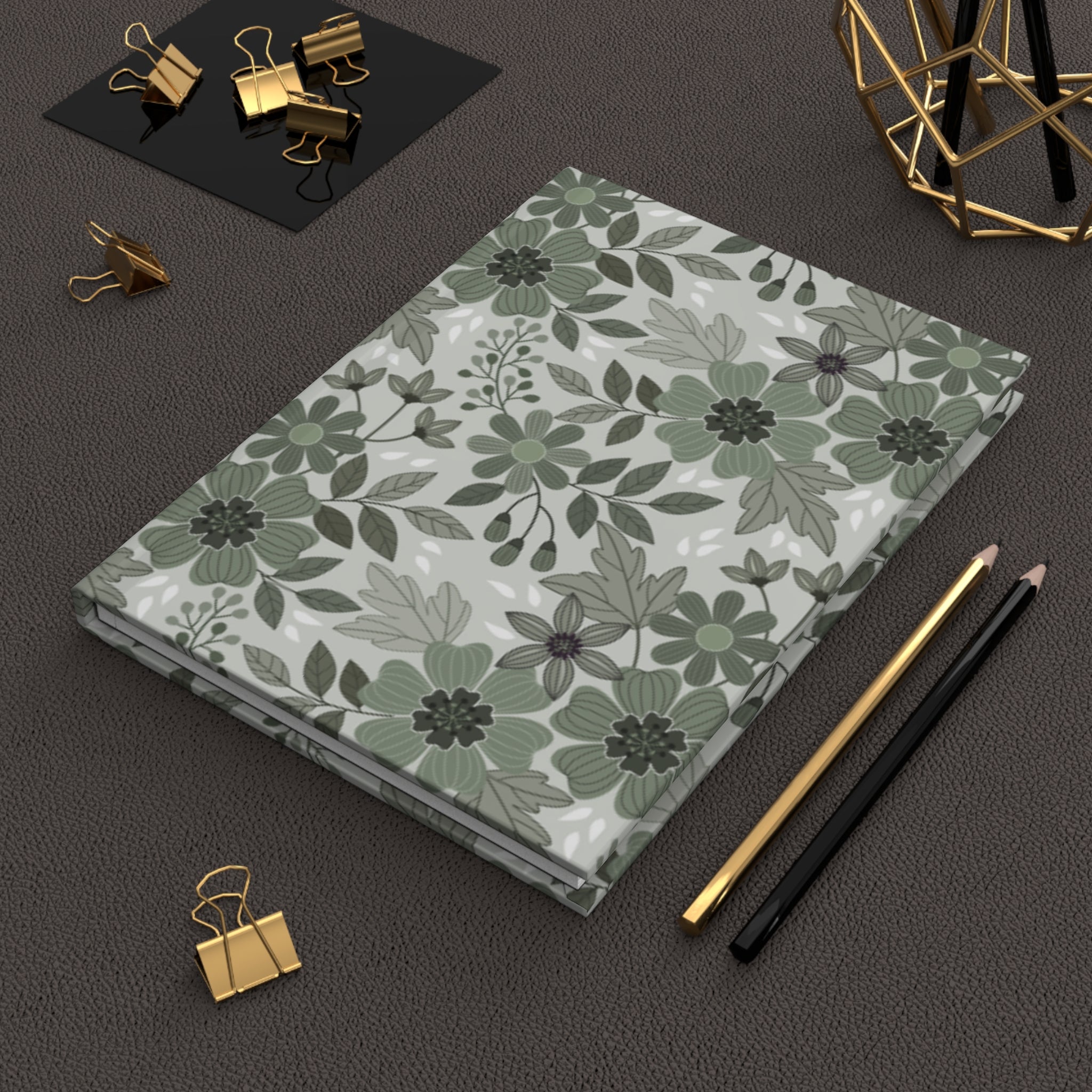 Green Garden Hardcover Journal