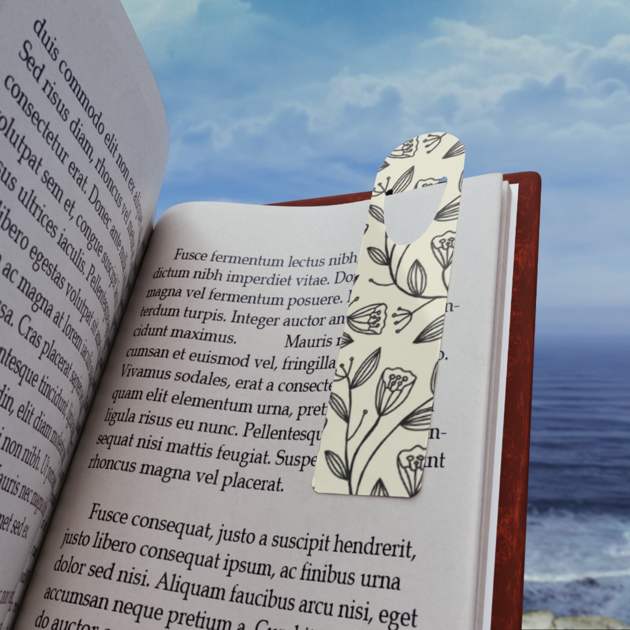 Tulip Garden Metal Bookmark