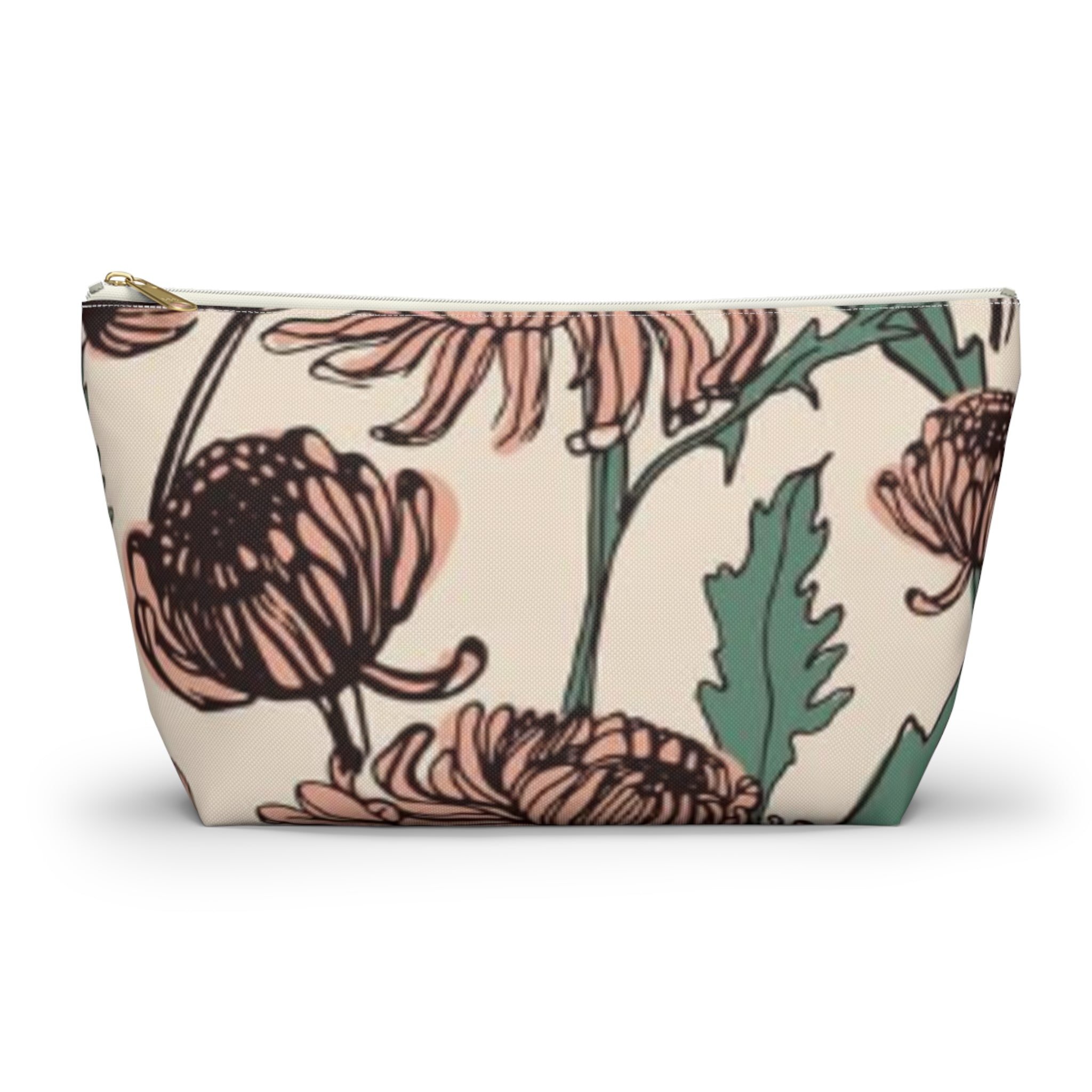 Mauve Garden Writing Pouch