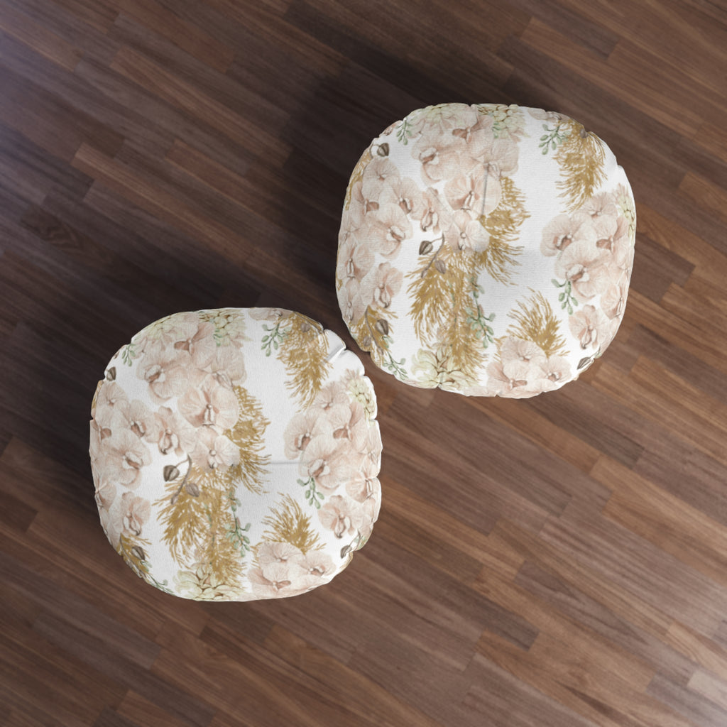 Peony Garden Floor Pillow Round