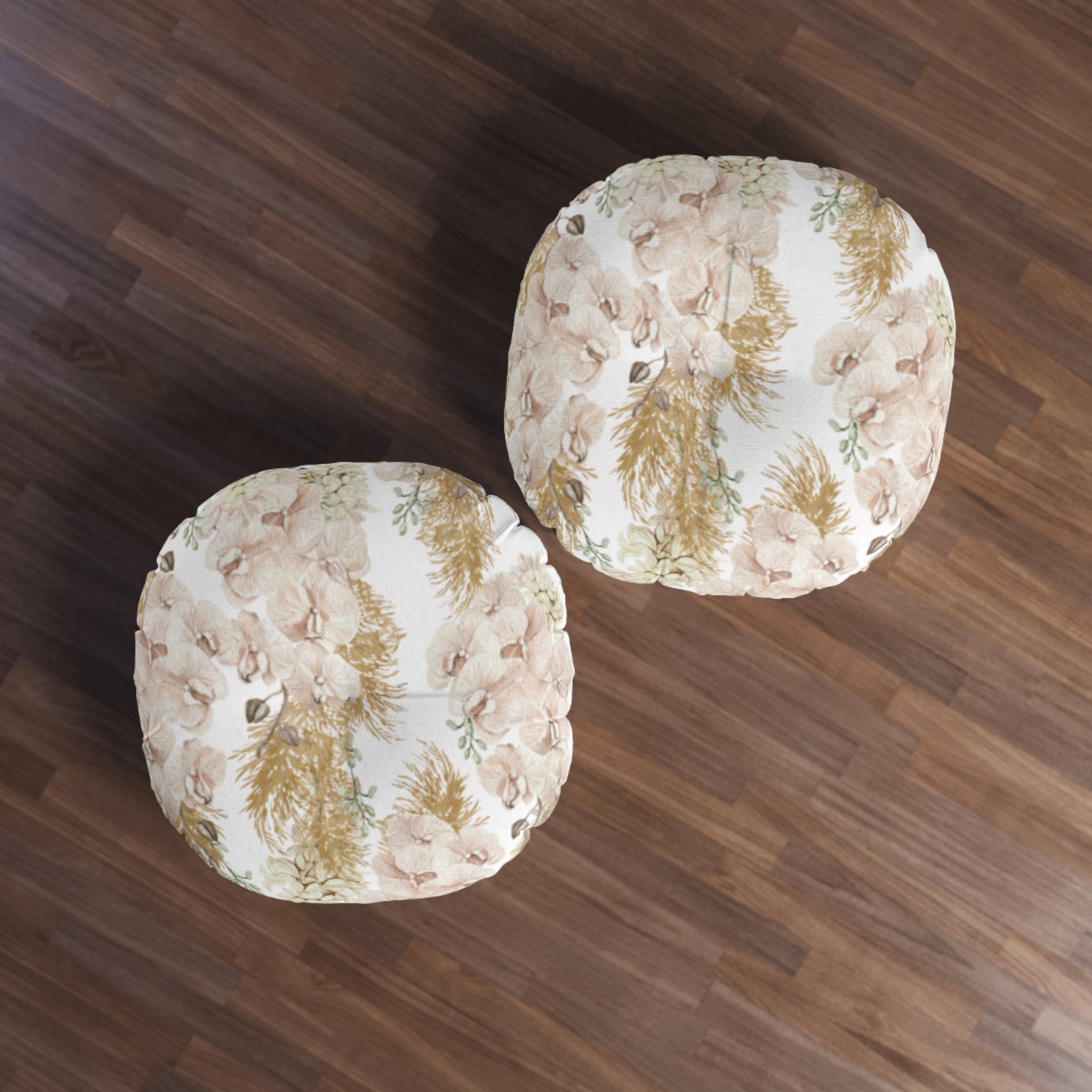 Peony Garden Floor Pillow Round