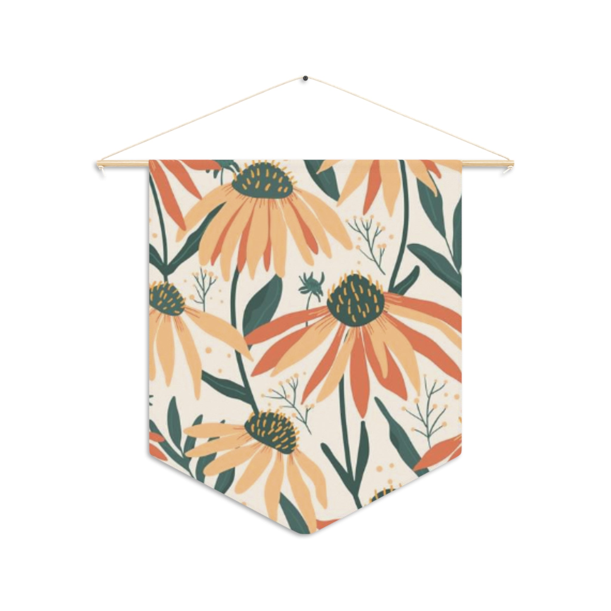 Daisy Garden Wall Pennant