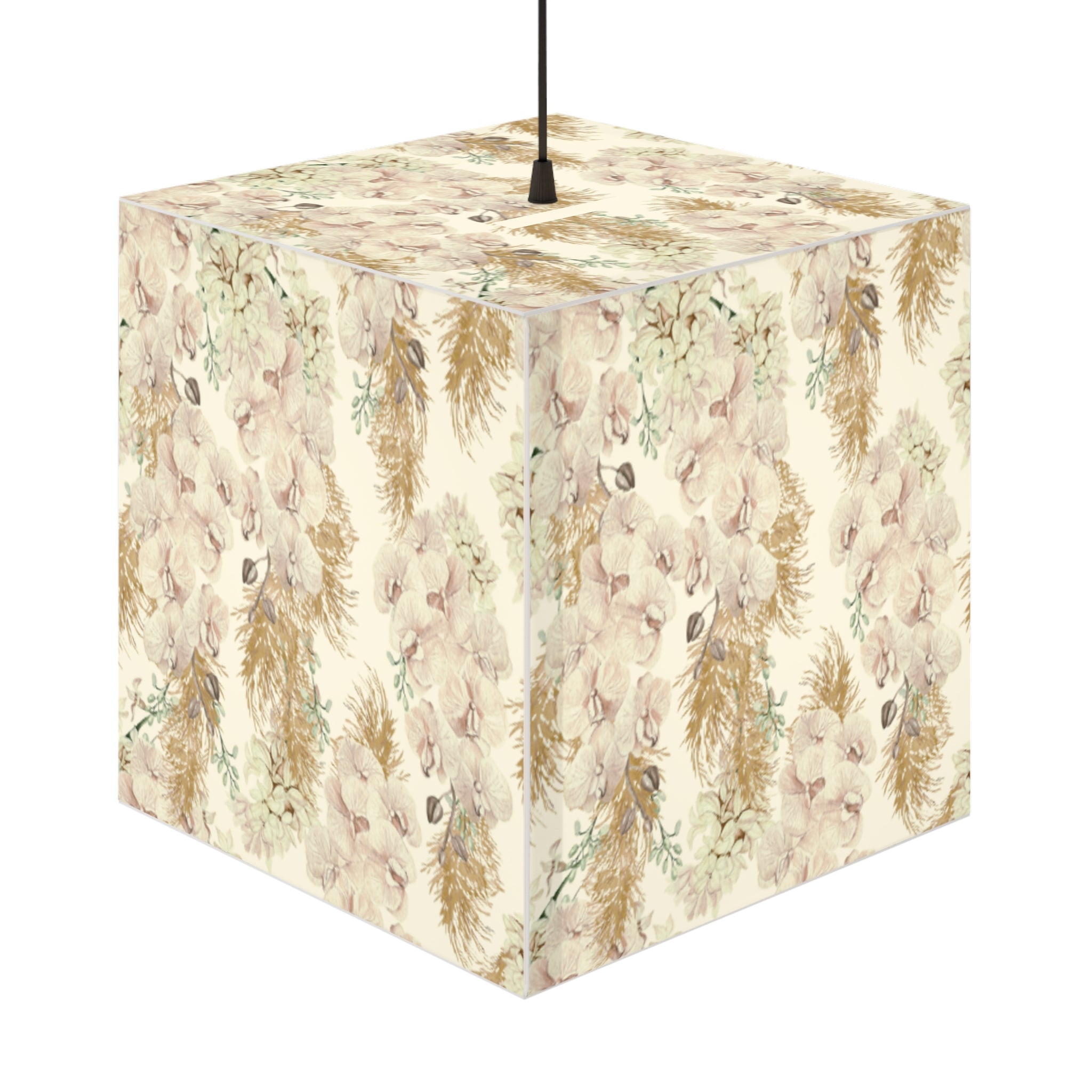 Peony Garden Lamp Cube