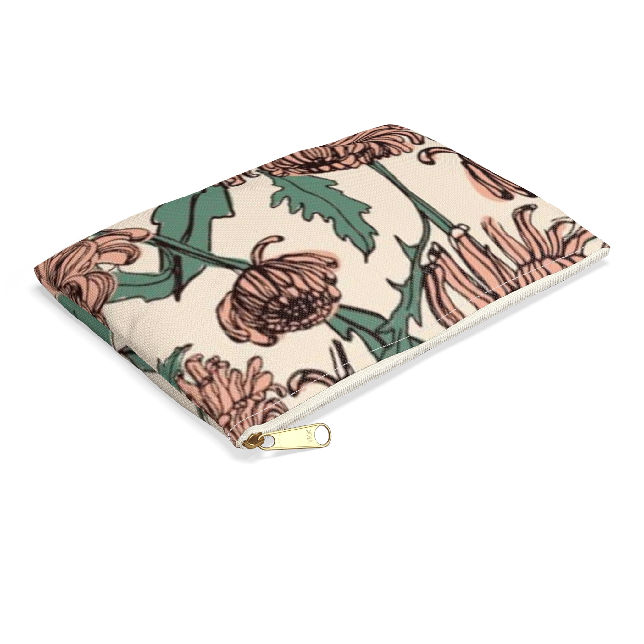 Mauve Garden Writing Pouch