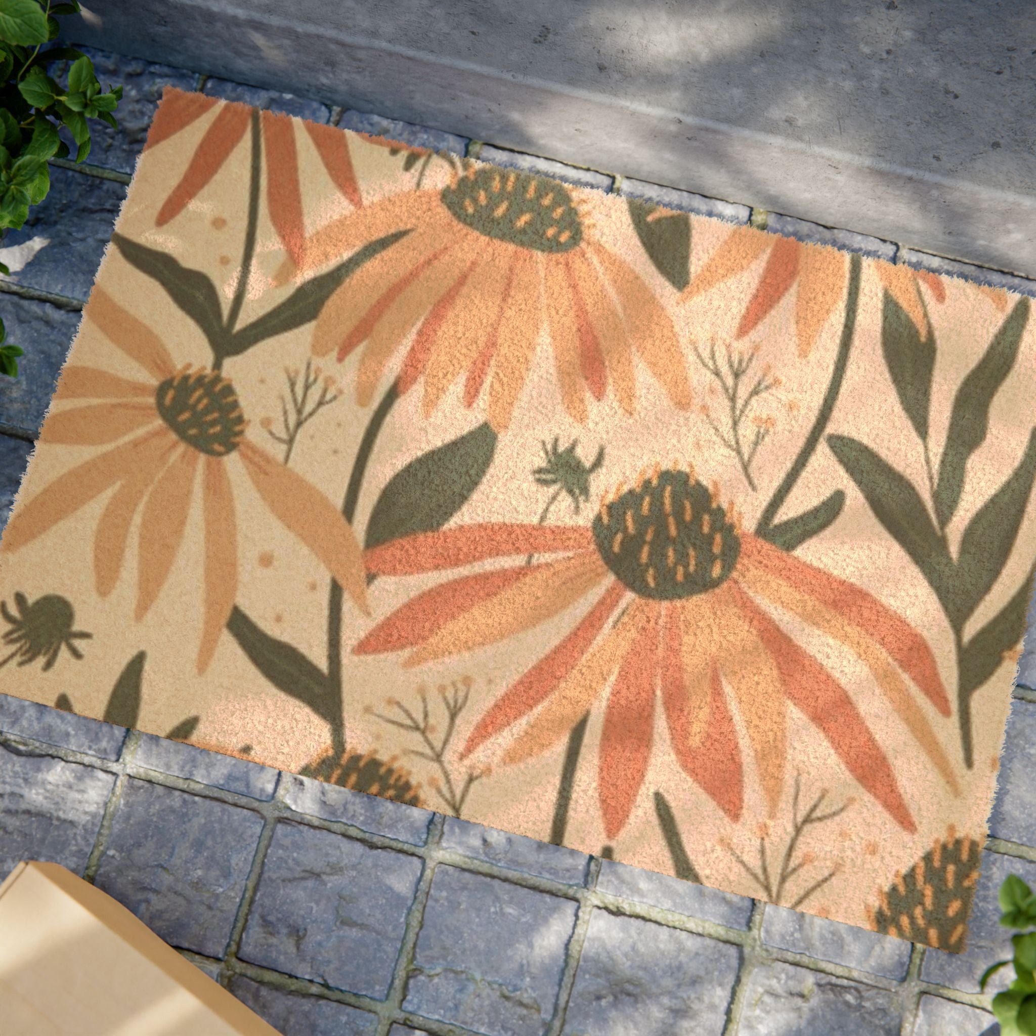 Daisy Garden Doormat