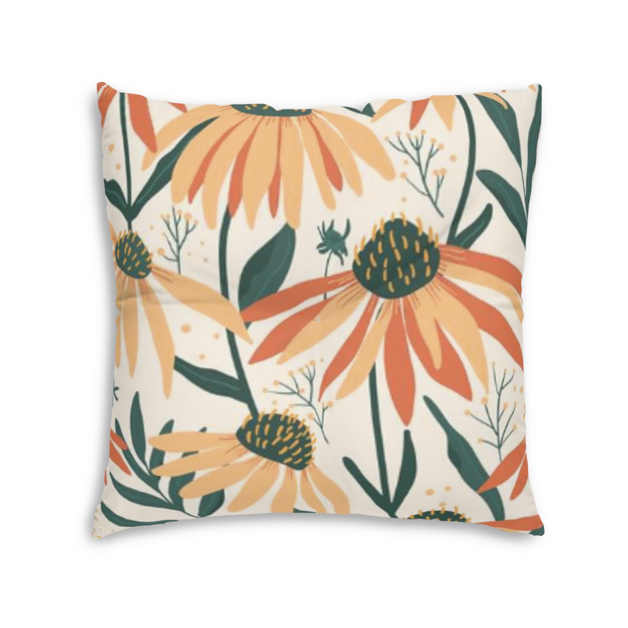 Daisy Garden Floor Pillow