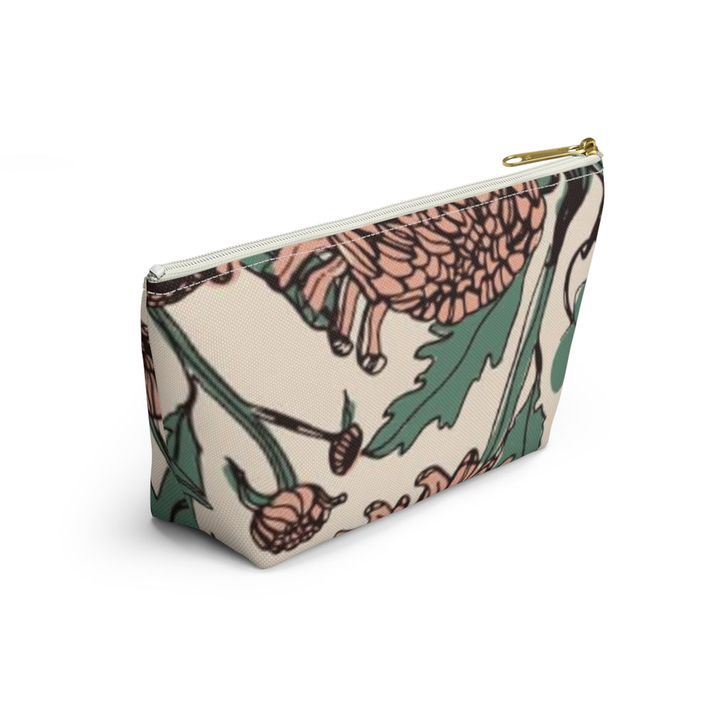 Mauve Garden Writing Pouch