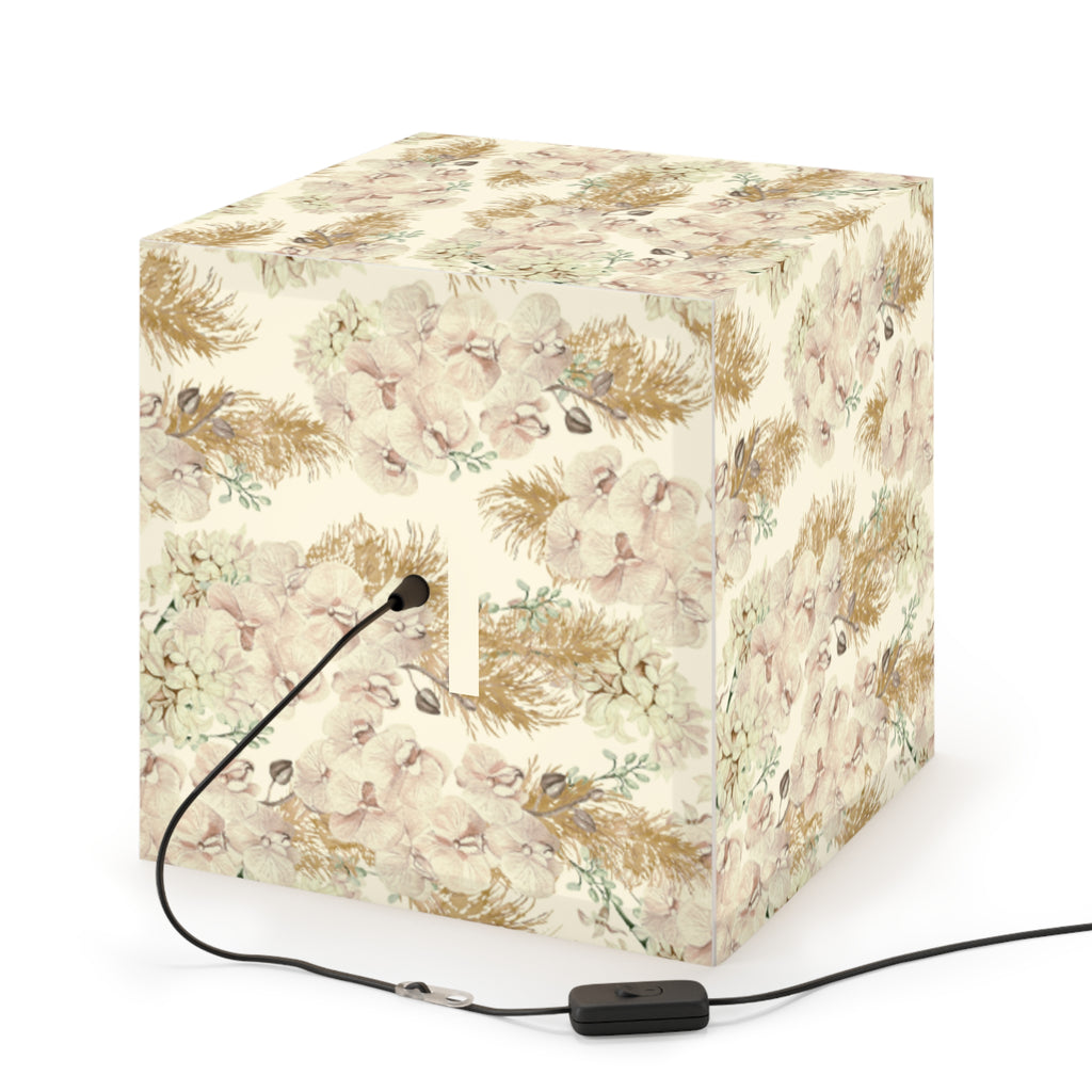 Peony Garden Lamp Cube