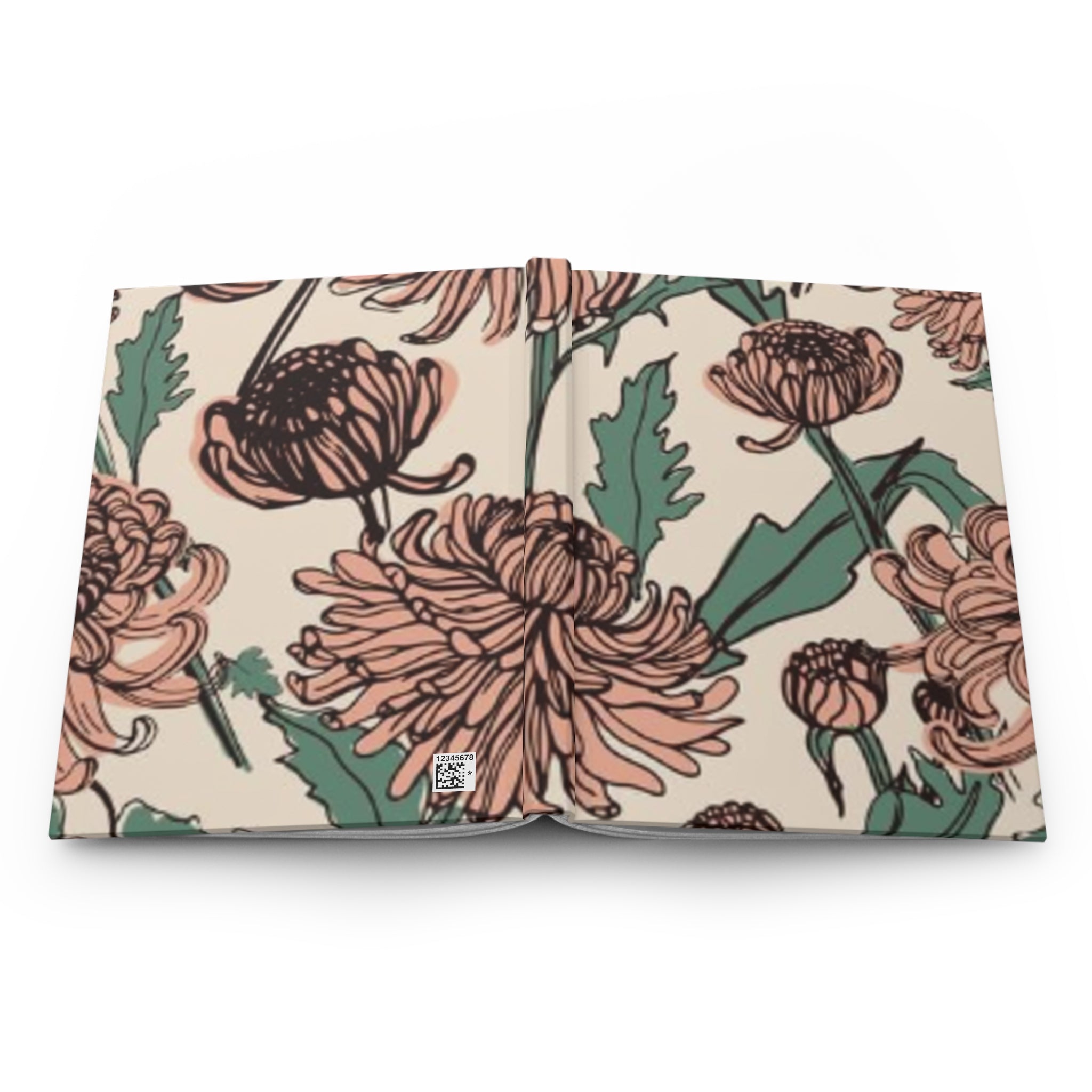 Mauve Garden Hardcover Journal