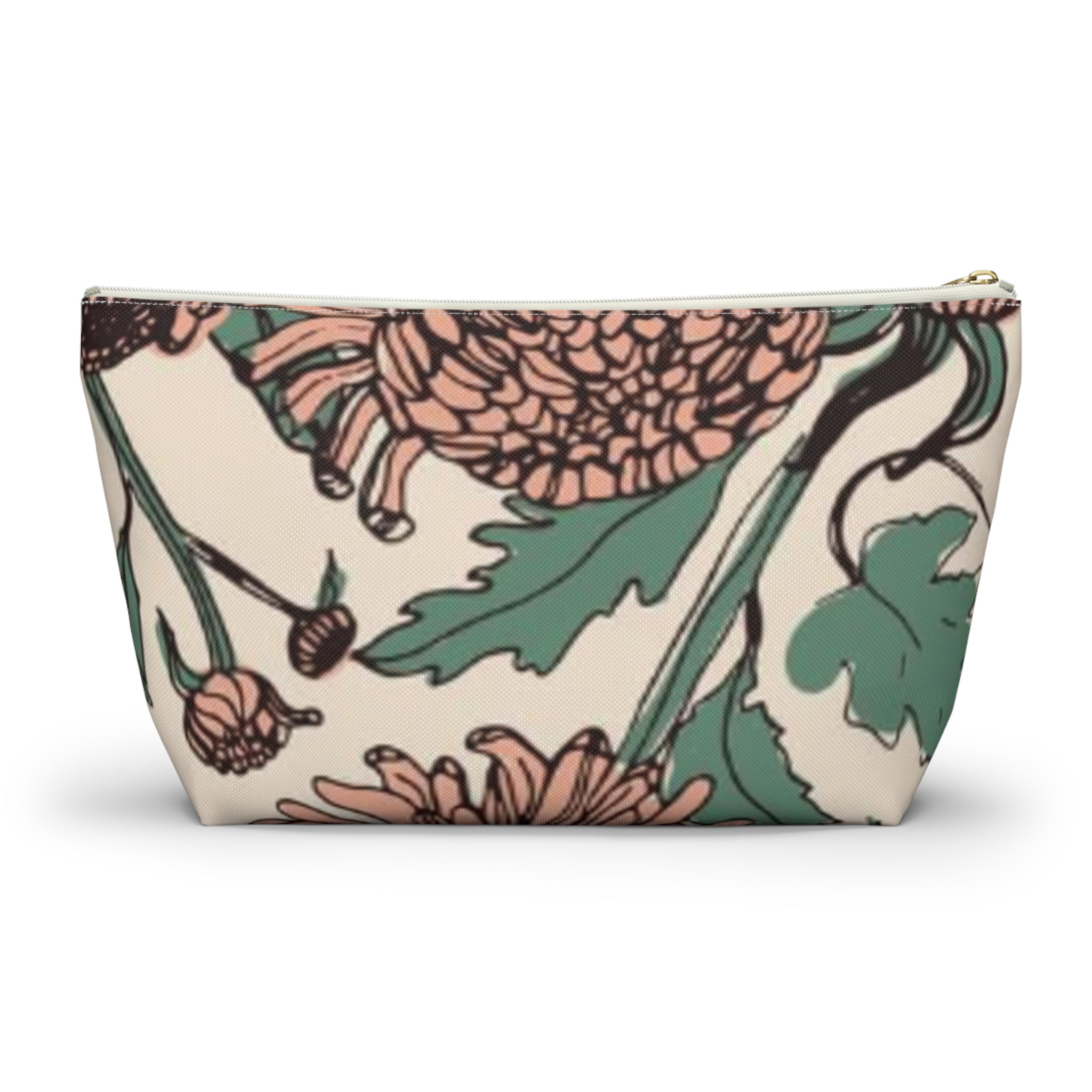 Mauve Garden Writing Pouch