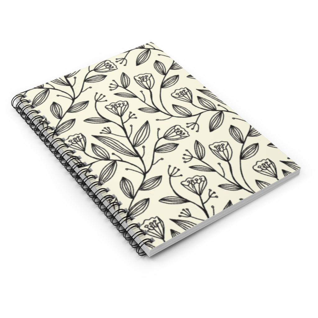 Tulip Garden Spiral Journal