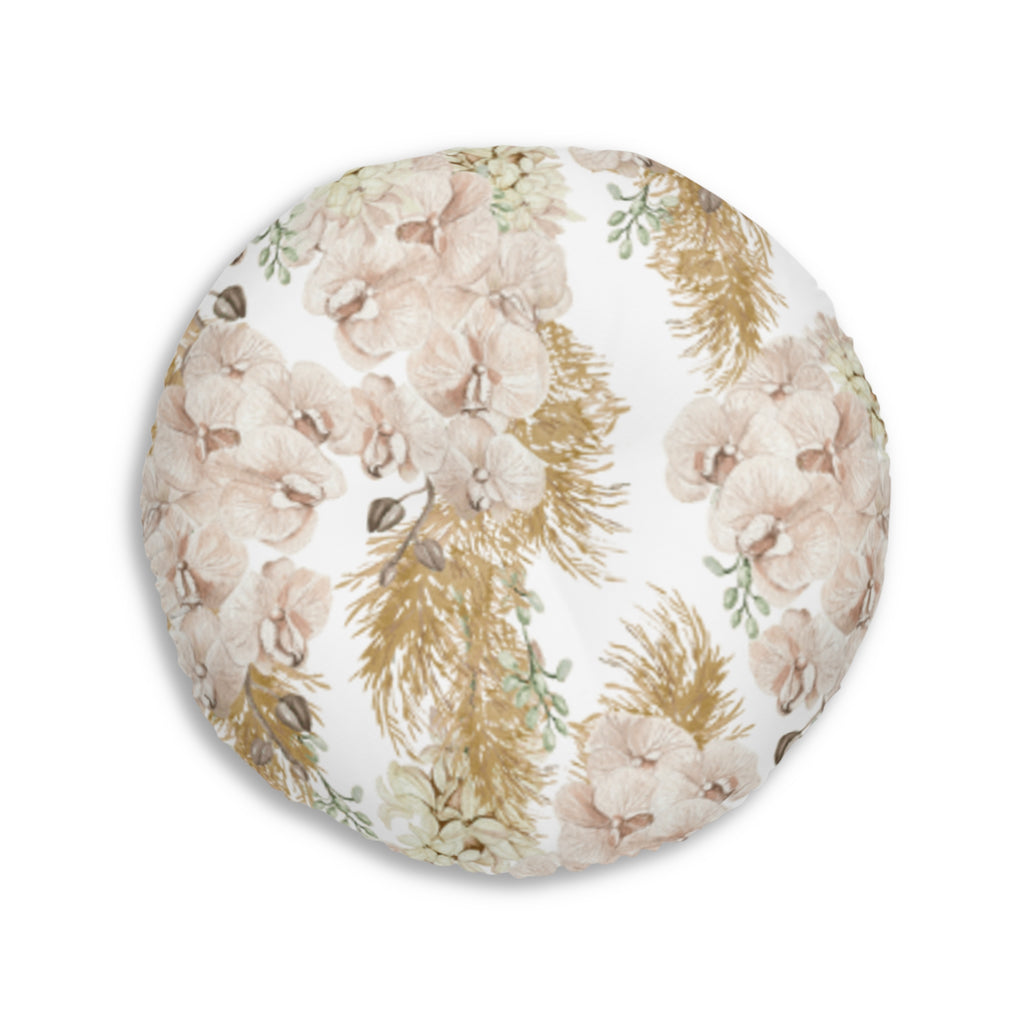 Peony Garden Floor Pillow Round