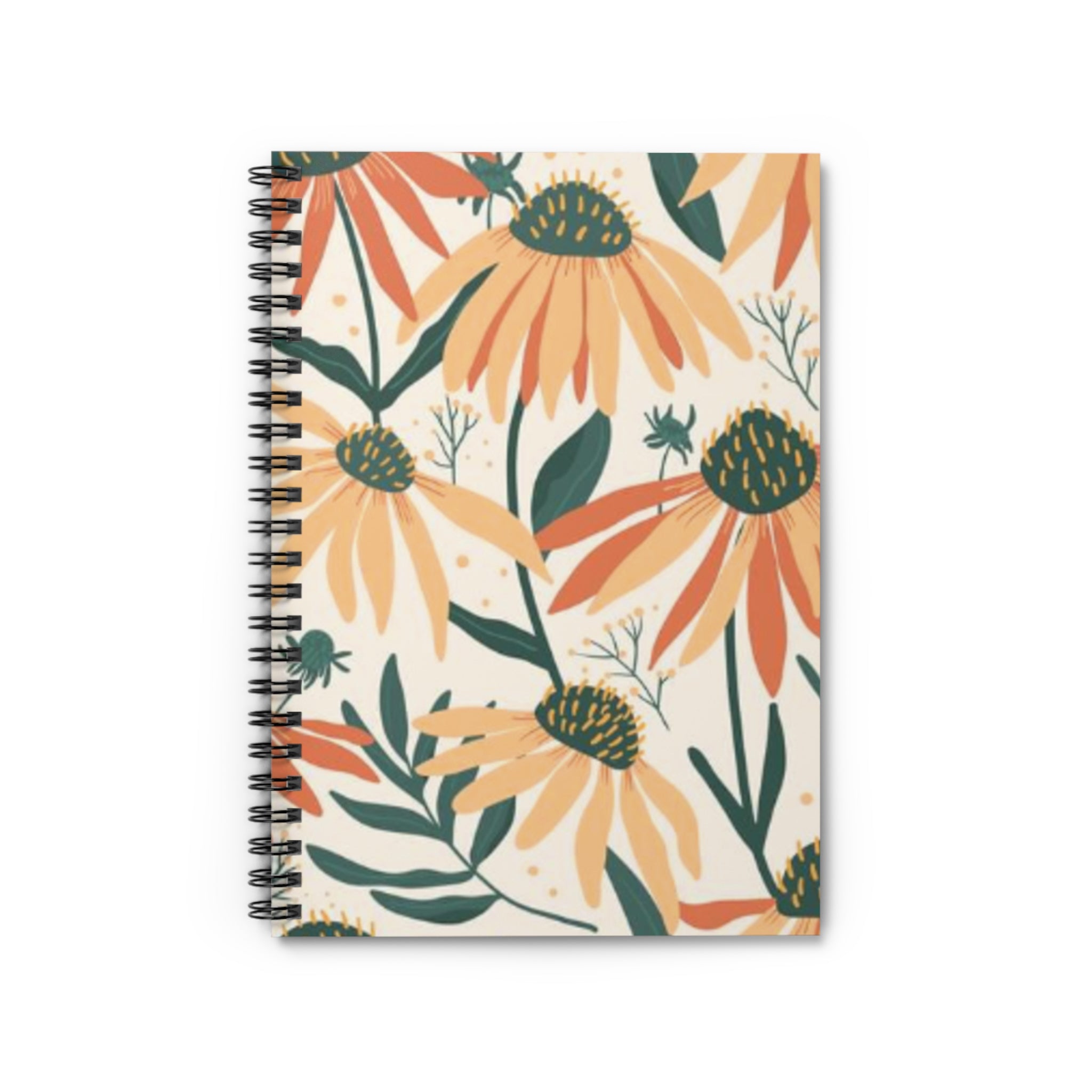 Daisy Garden Spiral Journal