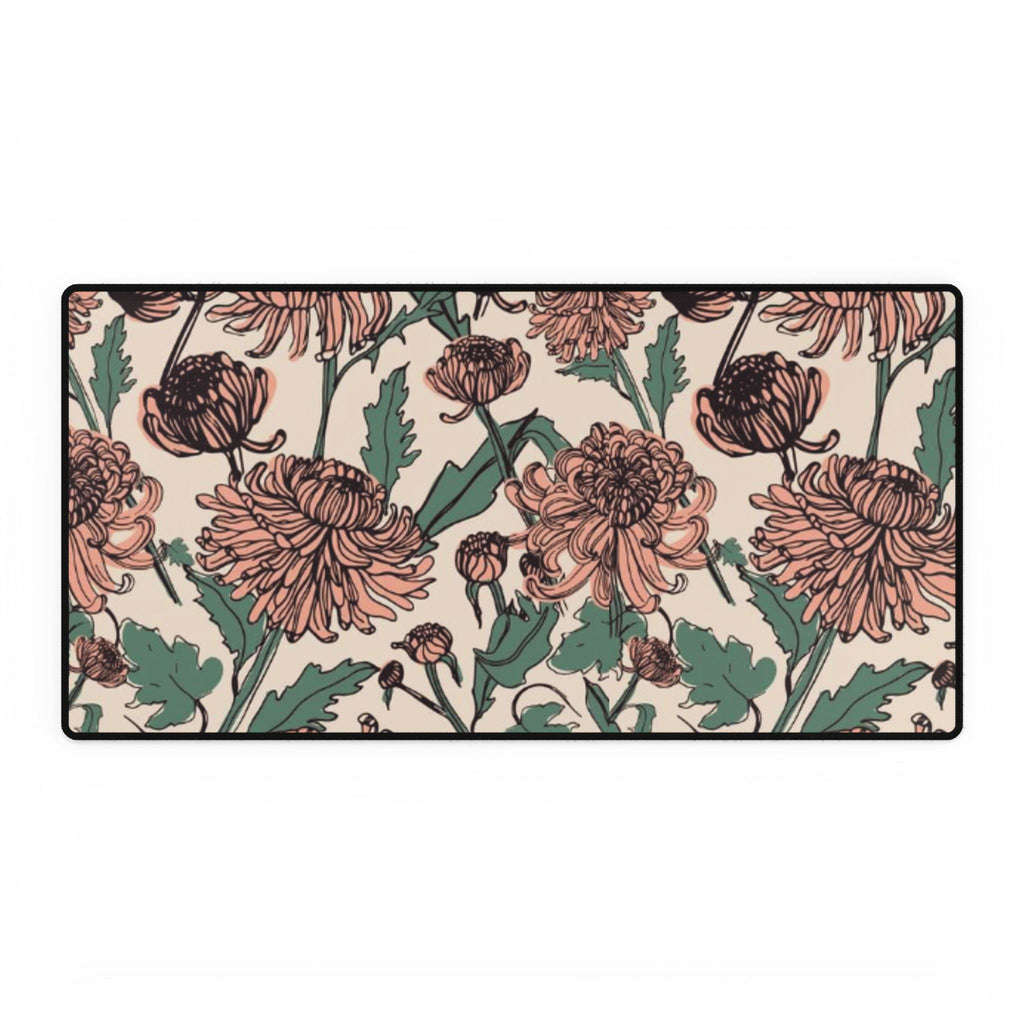 Mauve Garden Desk Mat