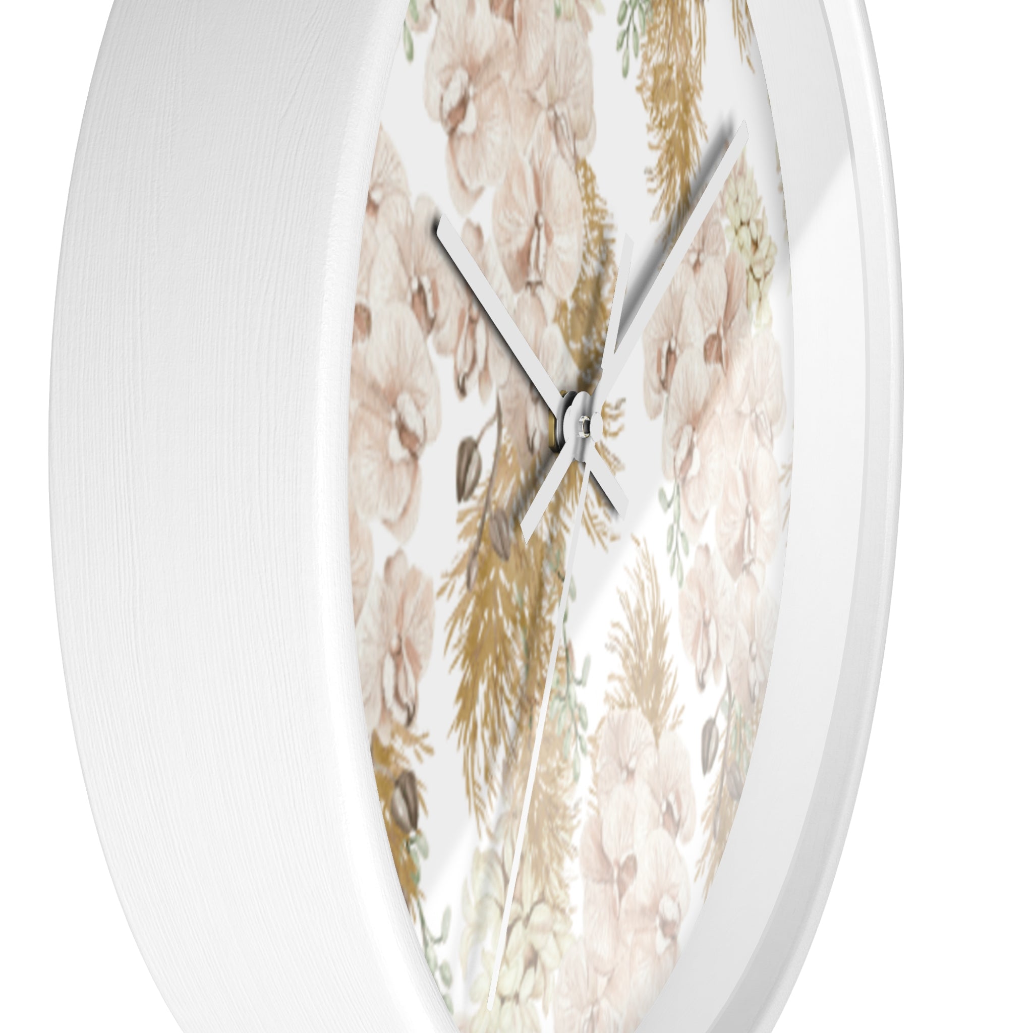 Peony Garden Clock