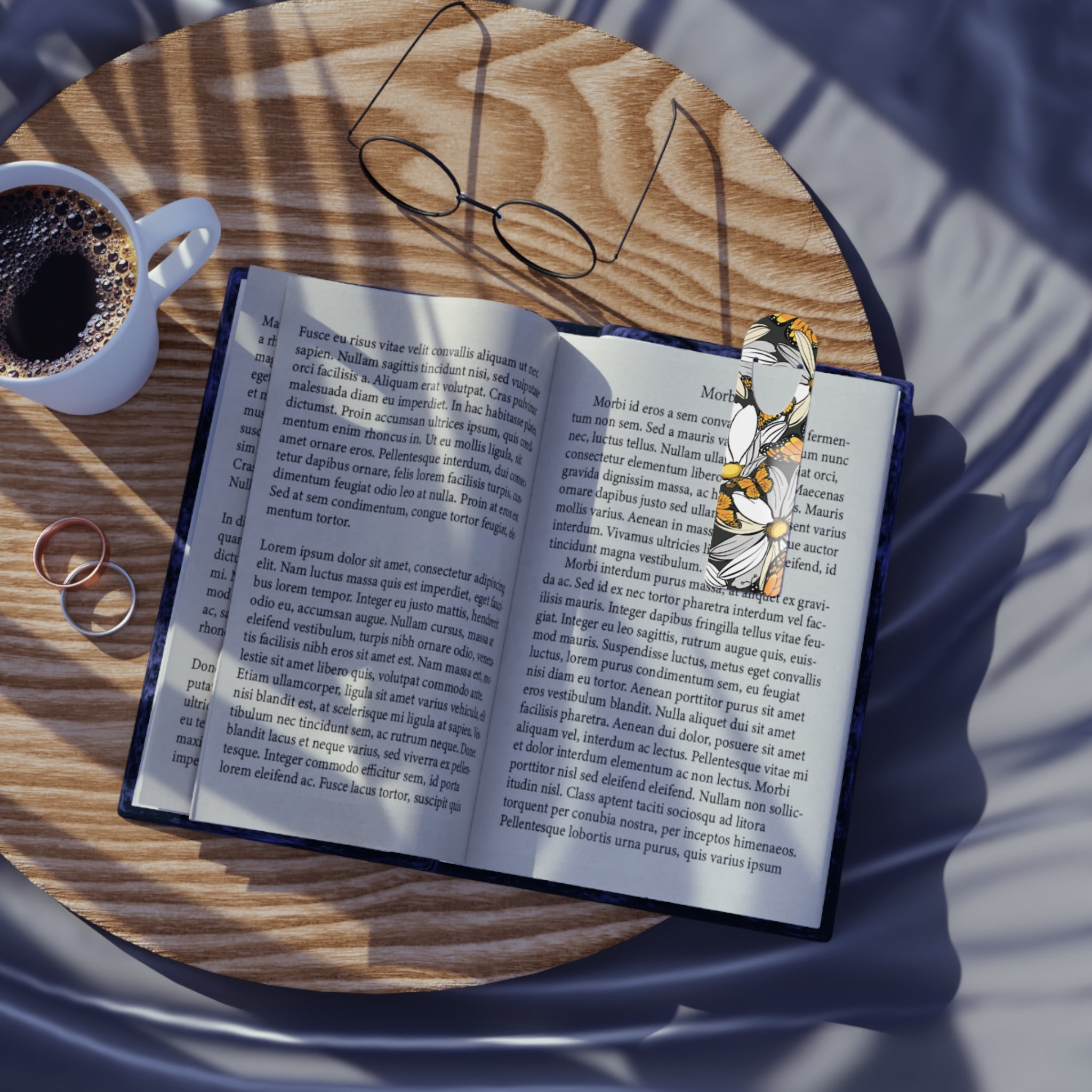 Zen Garden Metal Bookmark
