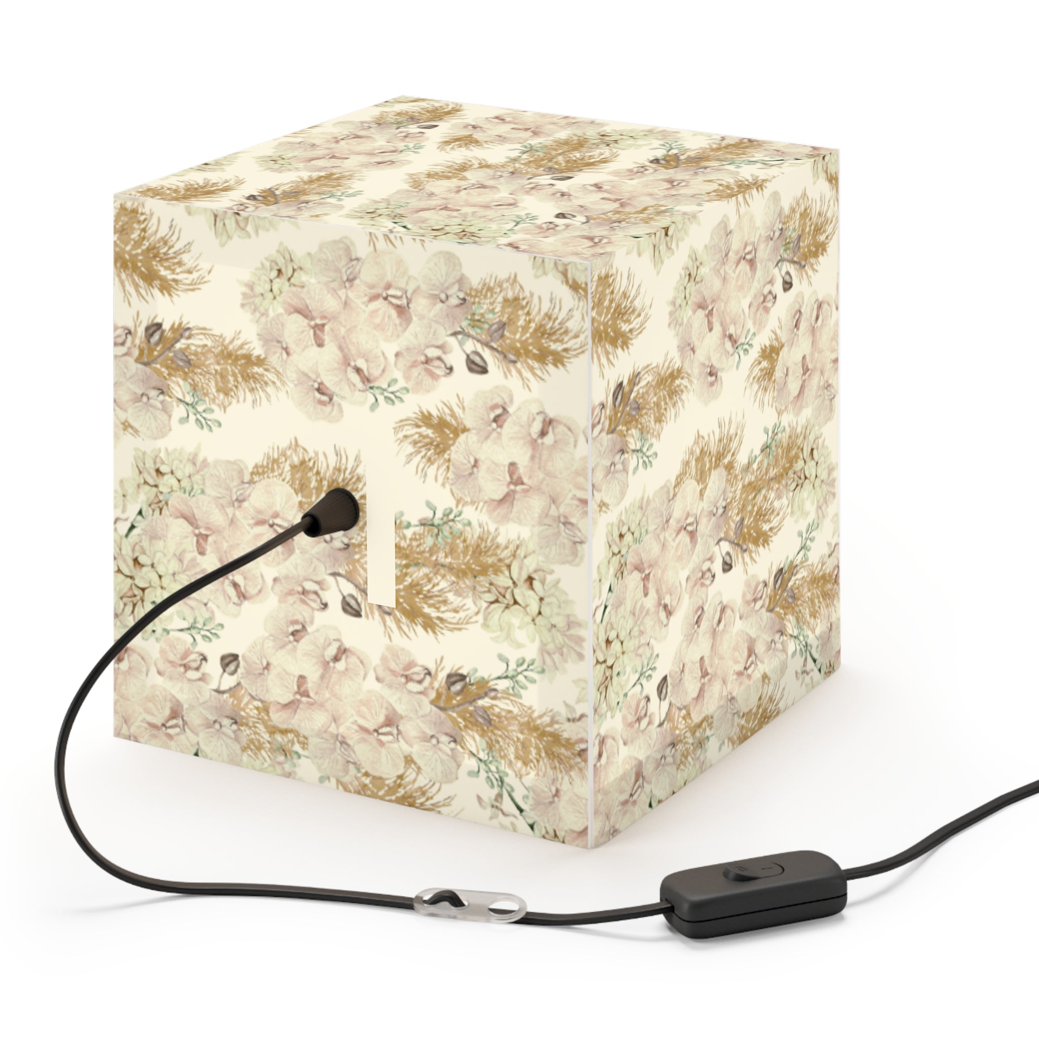 Peony Garden Lamp Cube