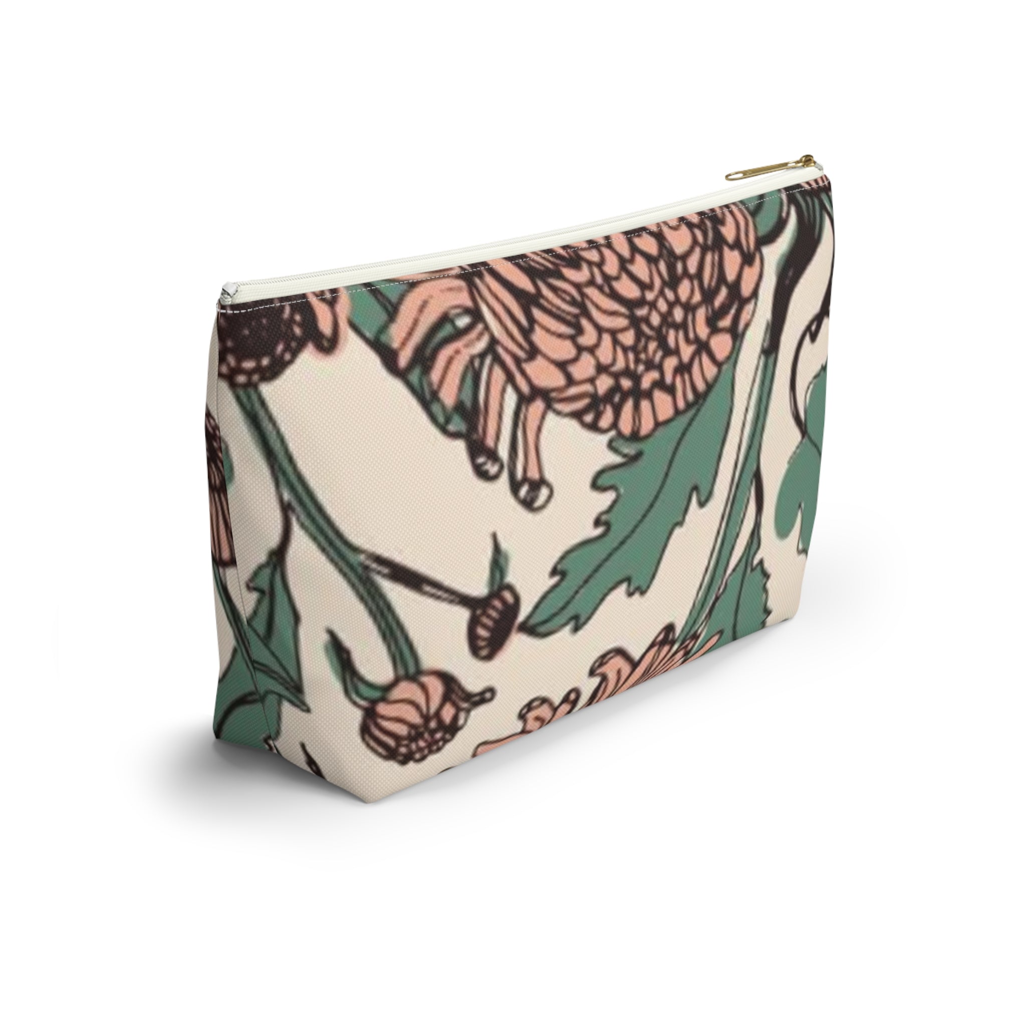 Mauve Garden Writing Pouch