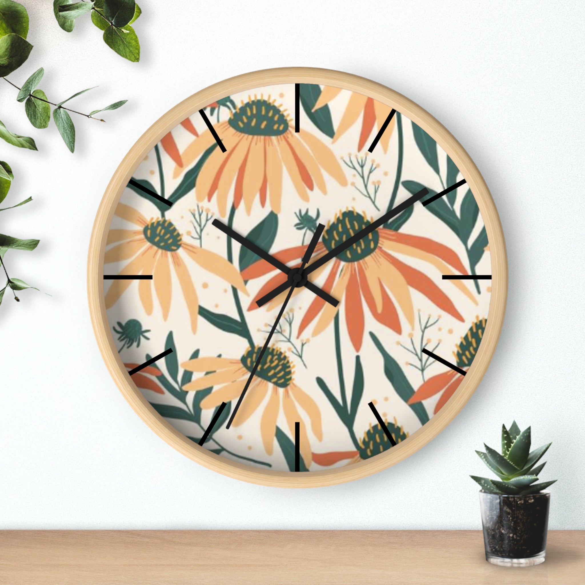 Daisy Garden Clock