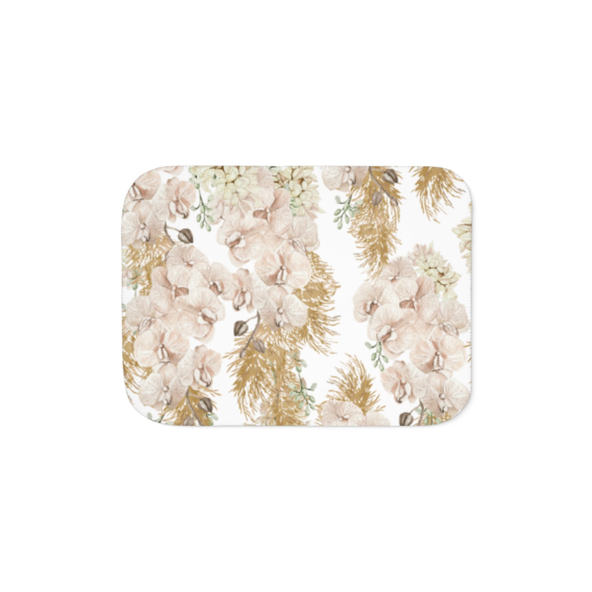 Peony Garden Sherpa Blanket