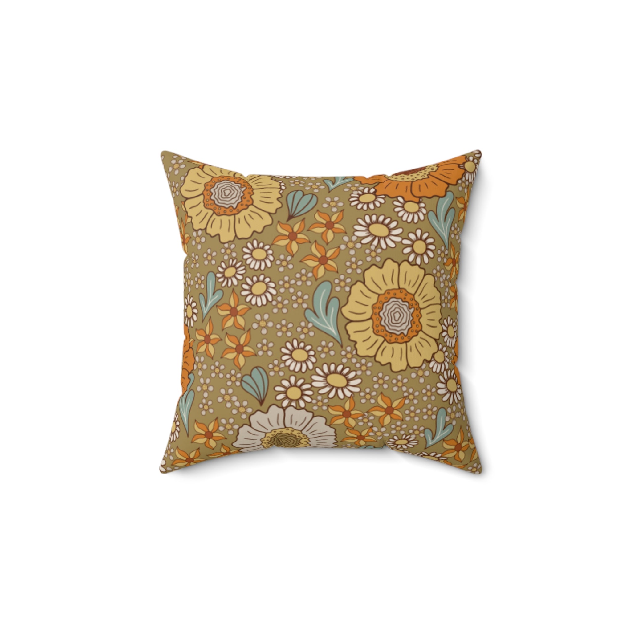 Nude Garden Suede Pillow