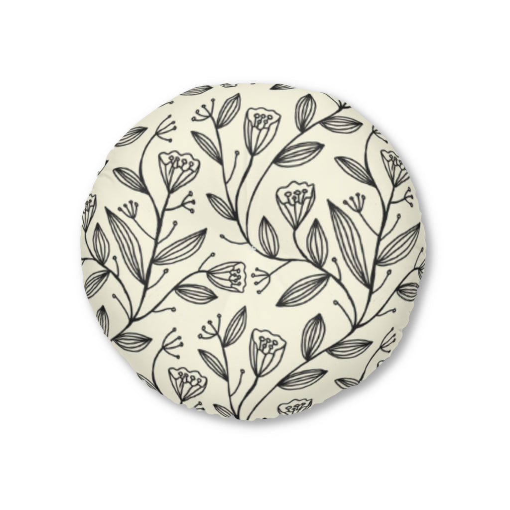 Tulip Garden Floor Pillow Round