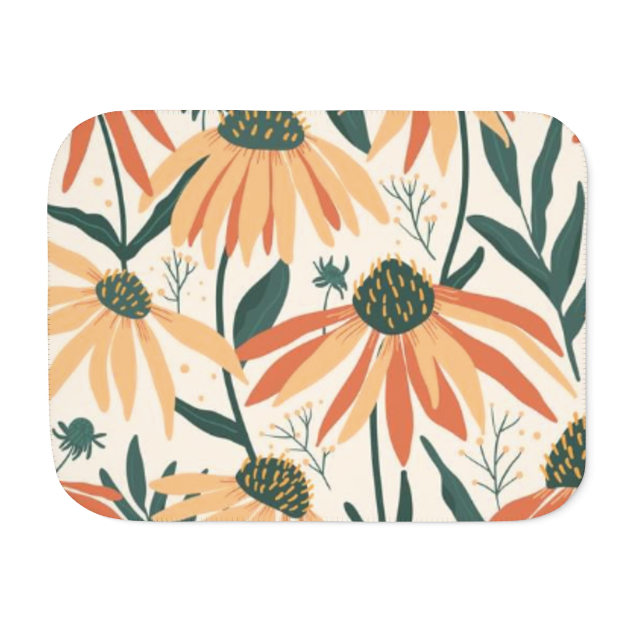 Daisy Garden Sherpa Blanket