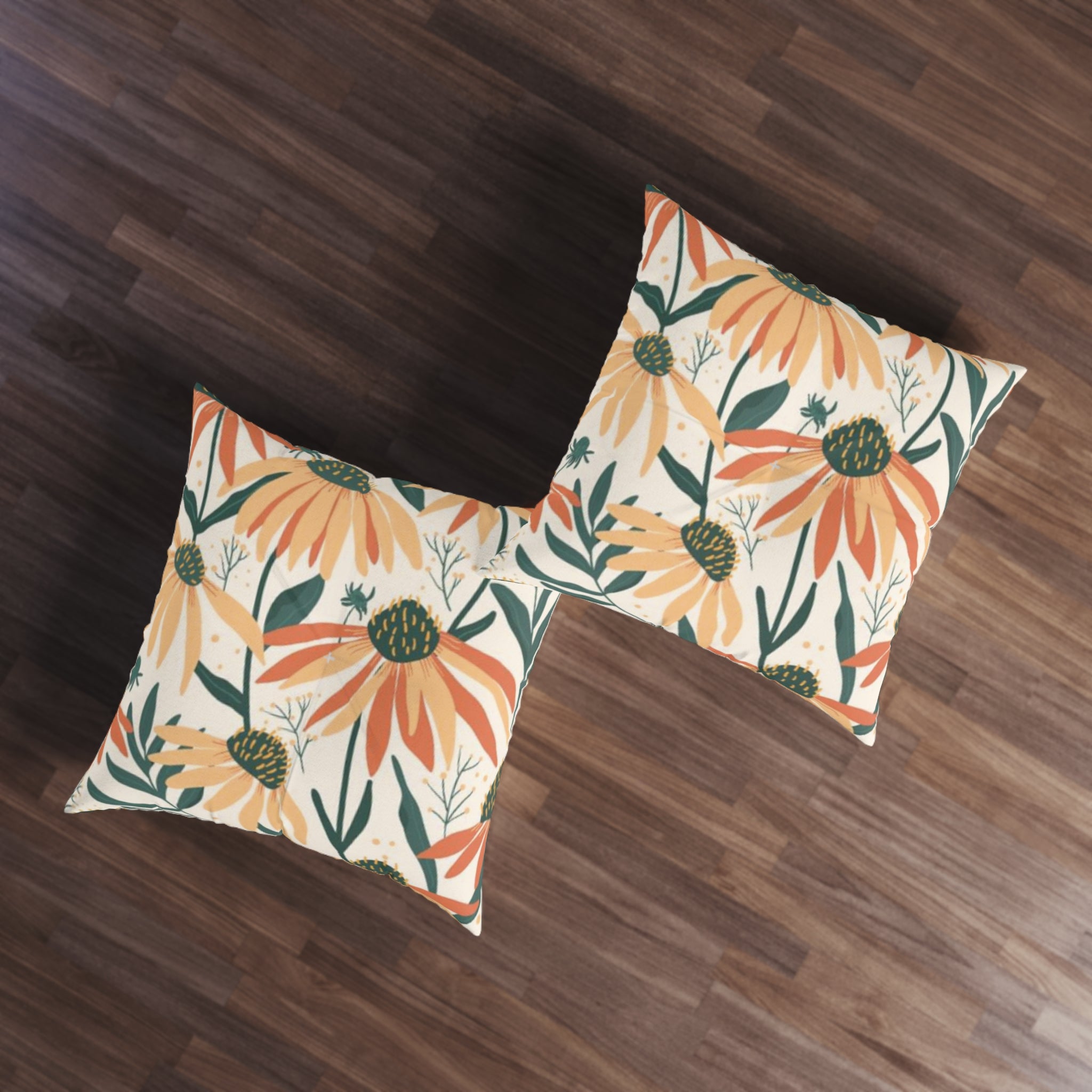 Daisy Garden Floor Pillow