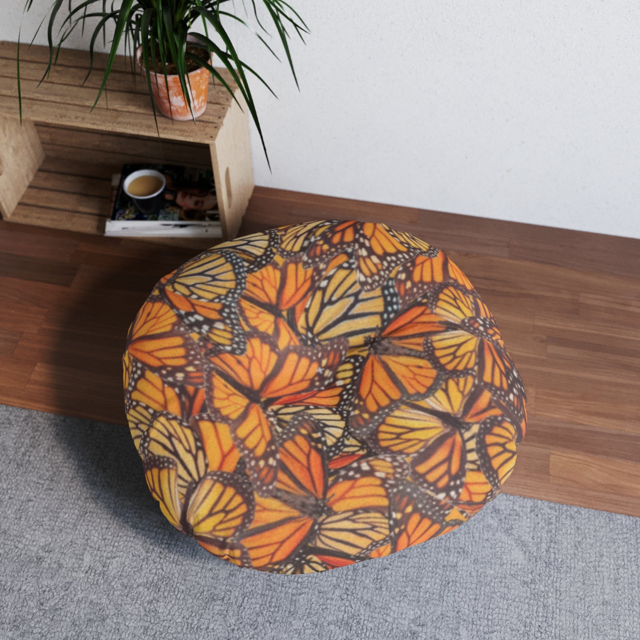 Monarch Floor Pillow Round