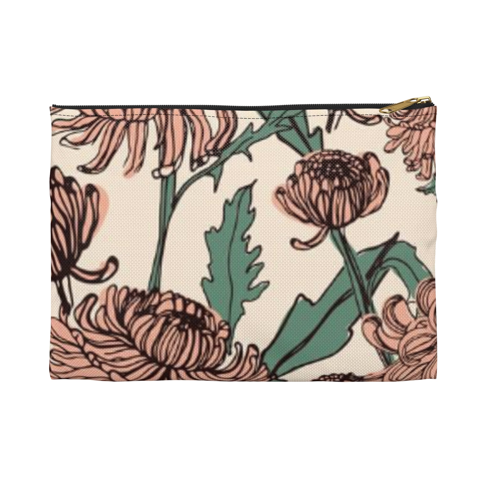 Mauve Garden Writing Pouch
