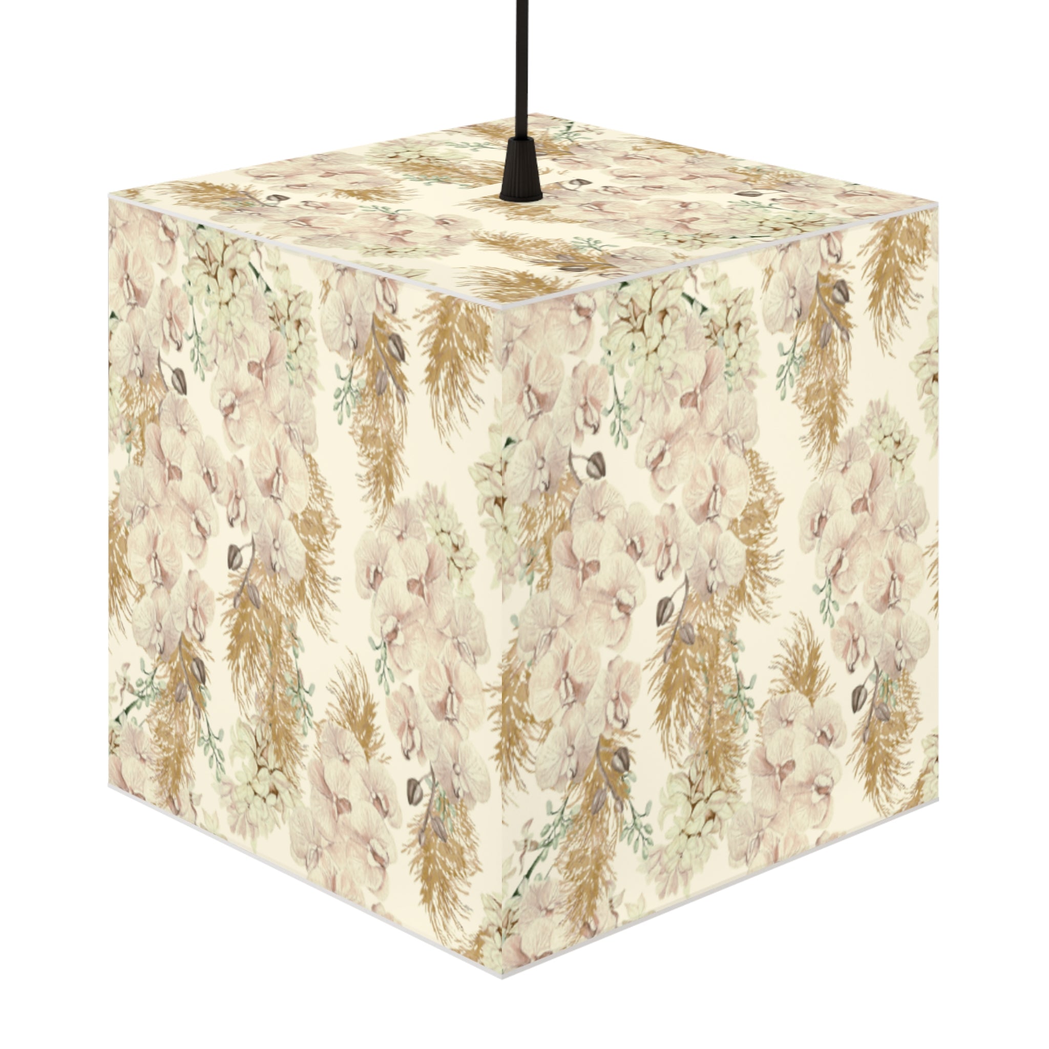 Peony Garden Lamp Cube