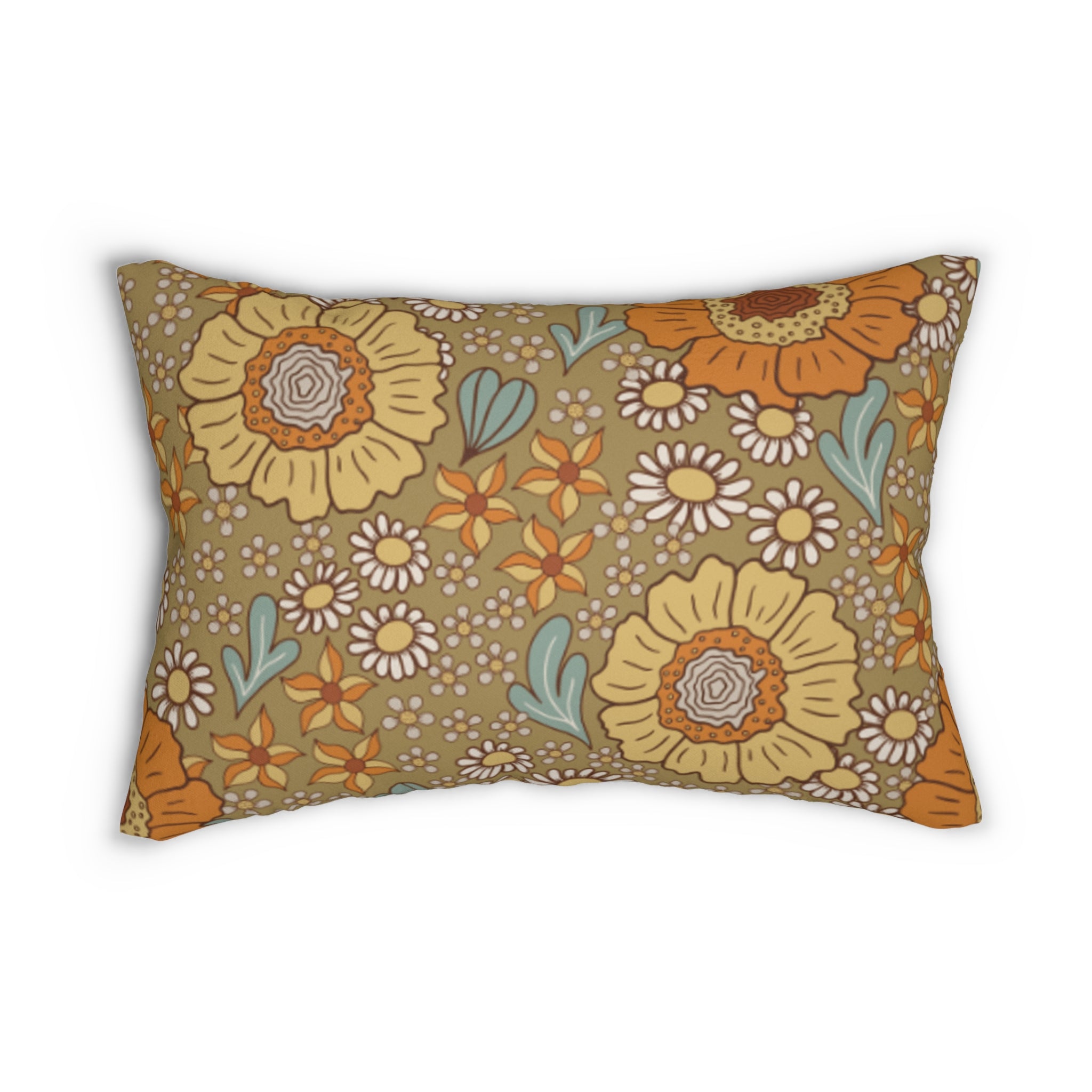 Nude Garden Lumbar Pillow