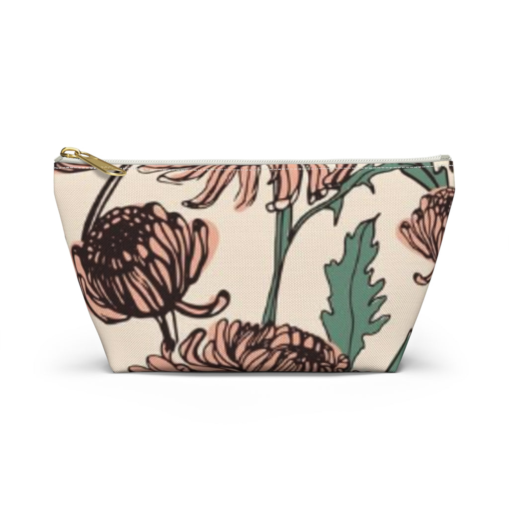 Mauve Garden Writing Pouch