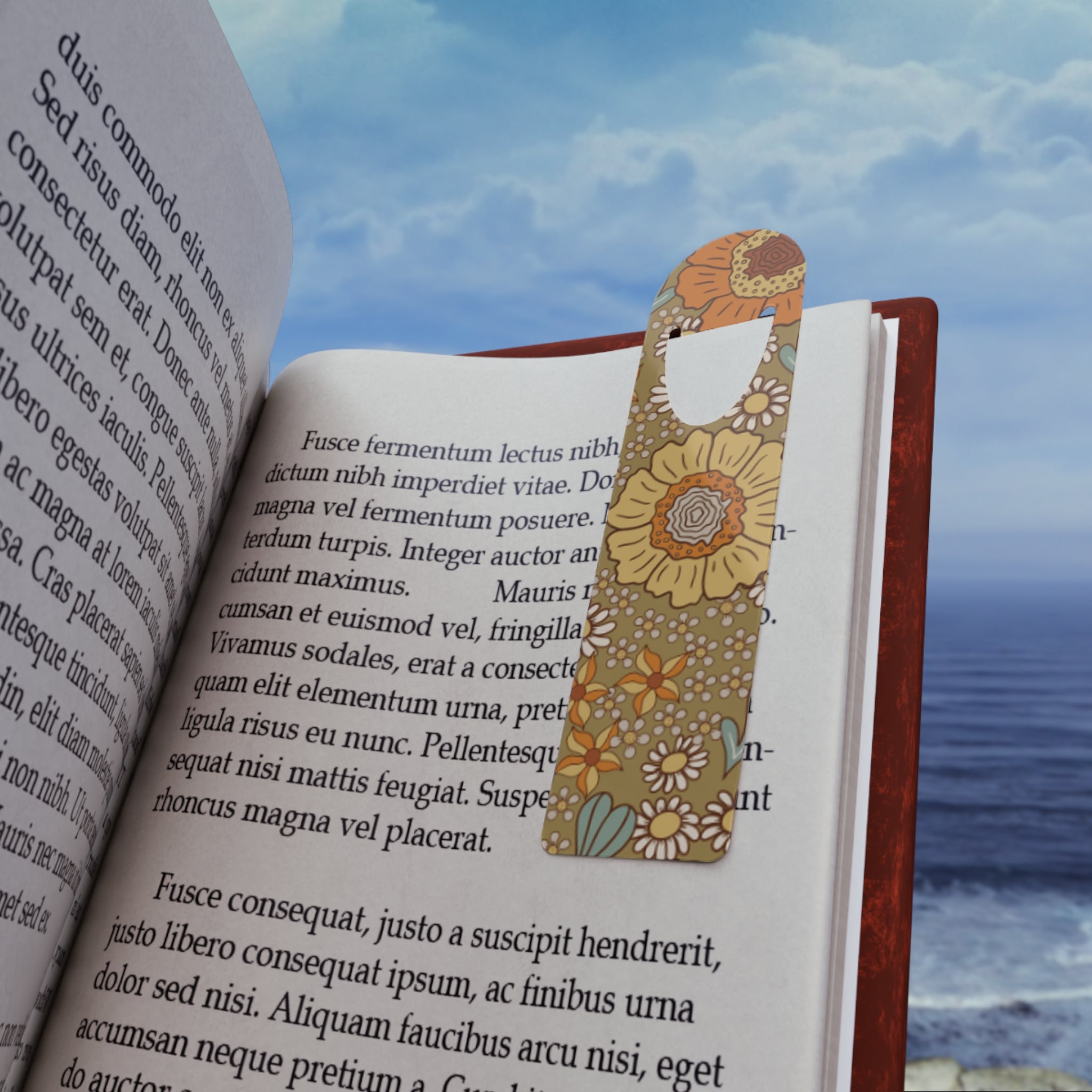 Nude Garden Metal Bookmark