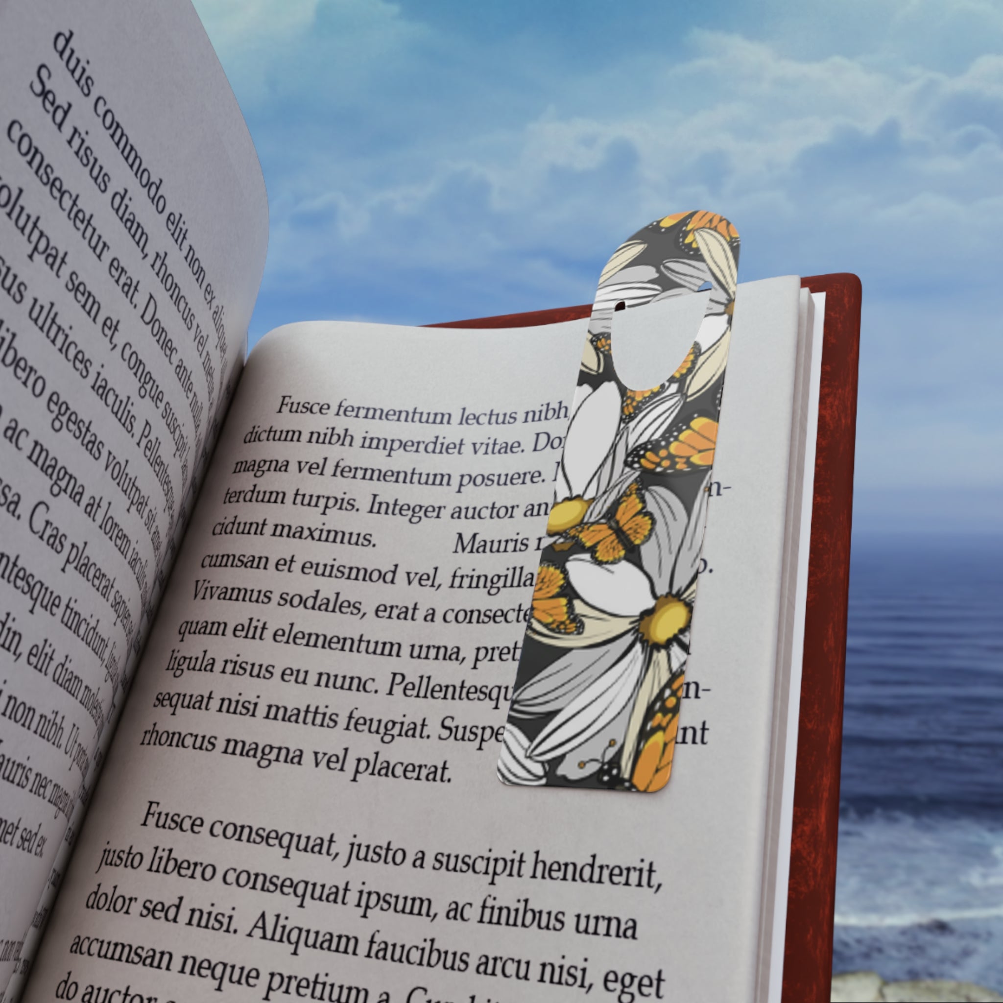 Zen Garden Metal Bookmark