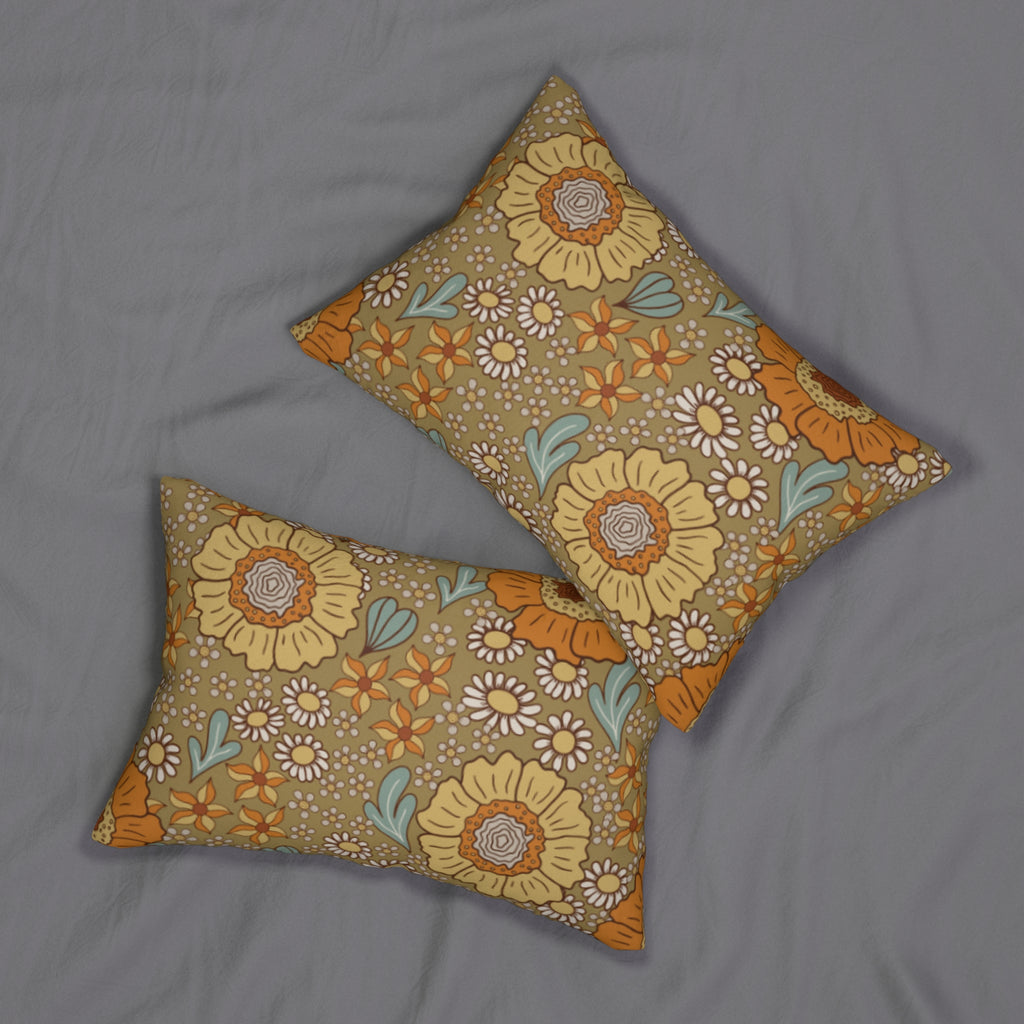 Nude Garden Lumbar Pillow