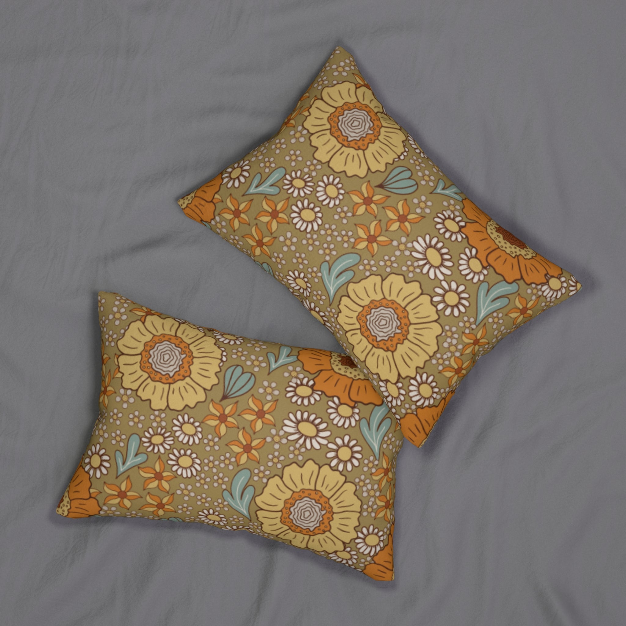 Nude Garden Lumbar Pillow