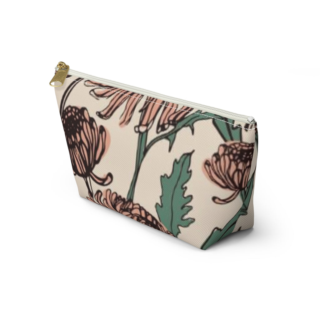Mauve Garden Writing Pouch