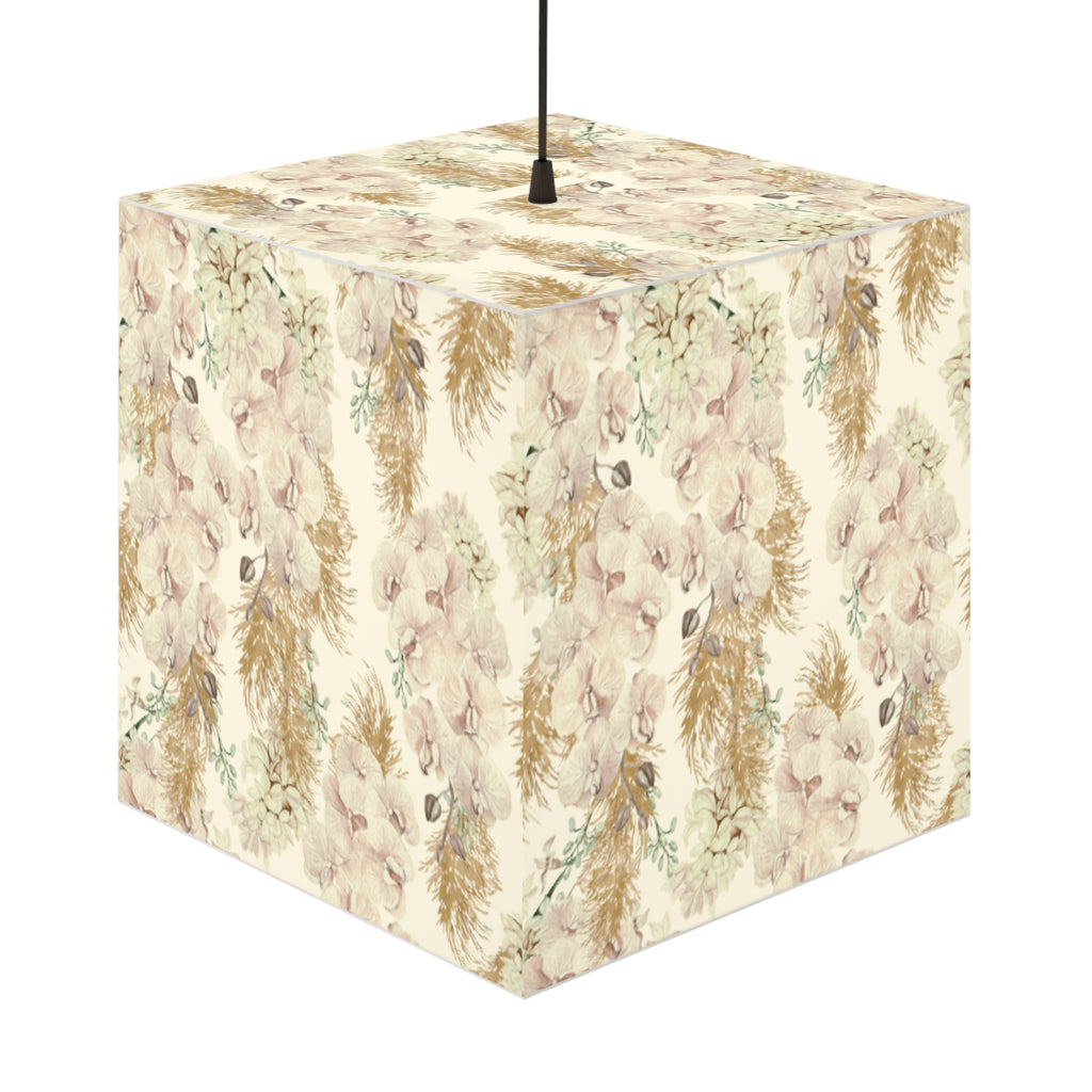 Peony Garden Lamp Cube