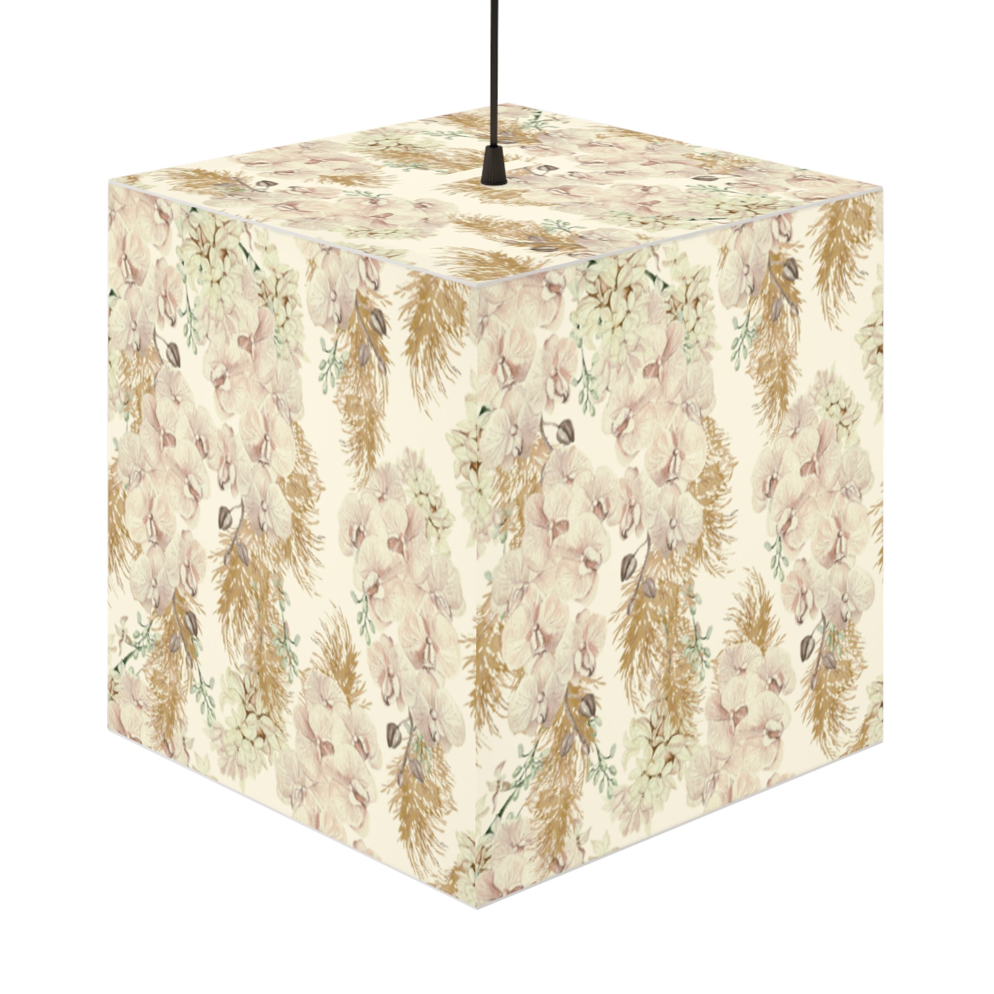 Peony Garden Lamp Cube