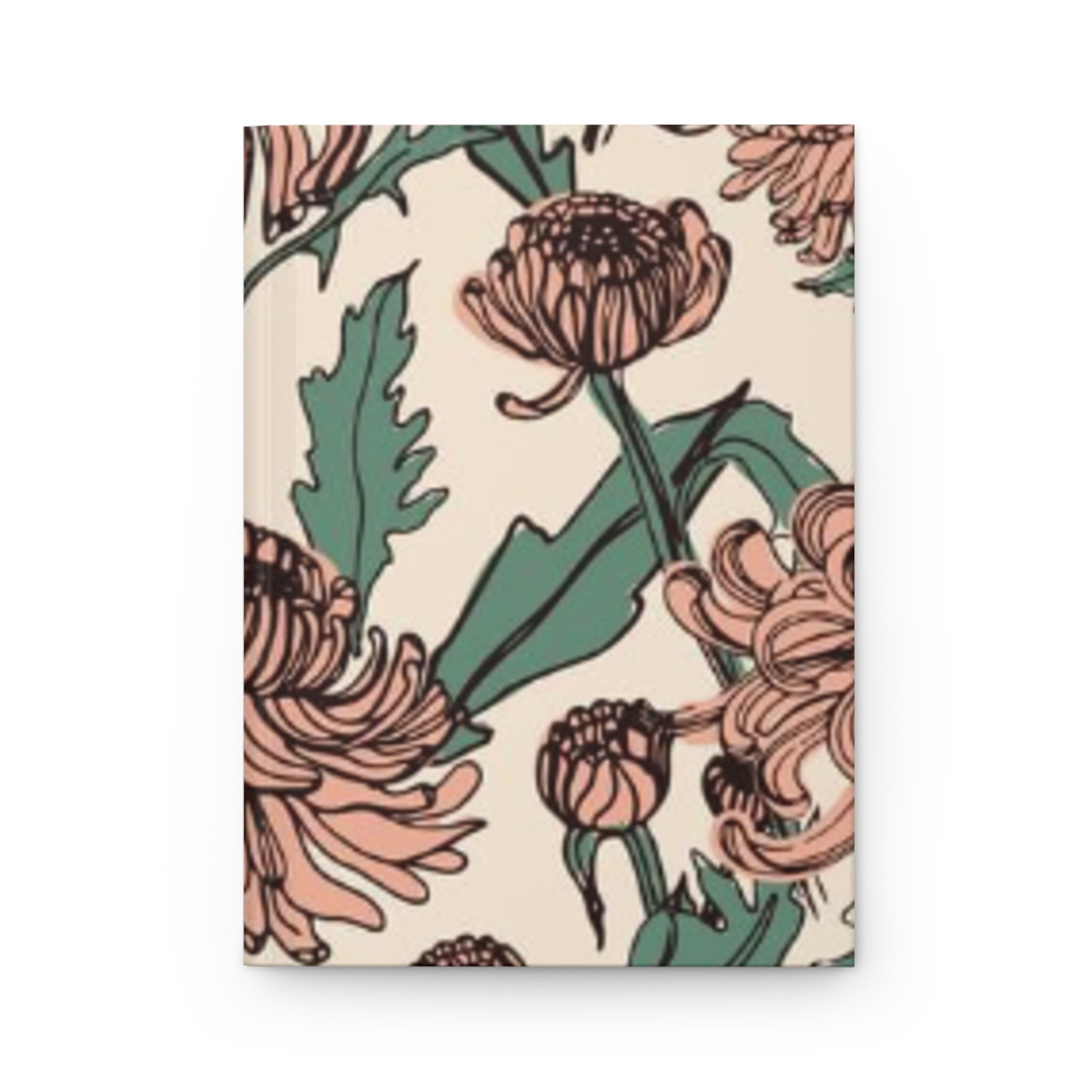 Mauve Garden Hardcover Journal