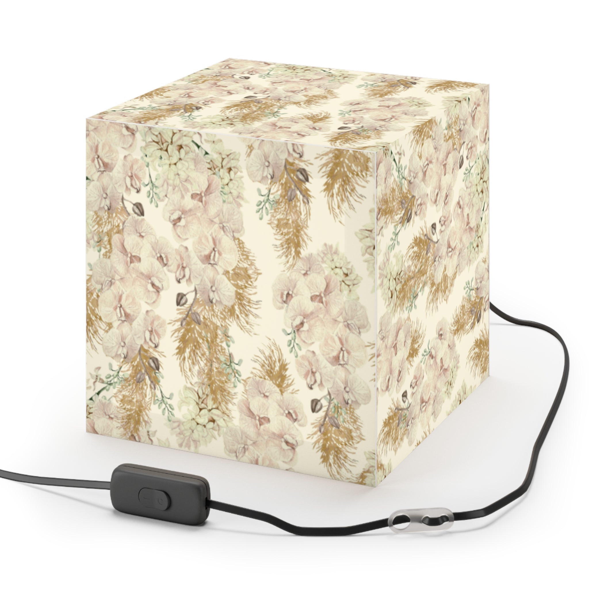 Peony Garden Lamp Cube