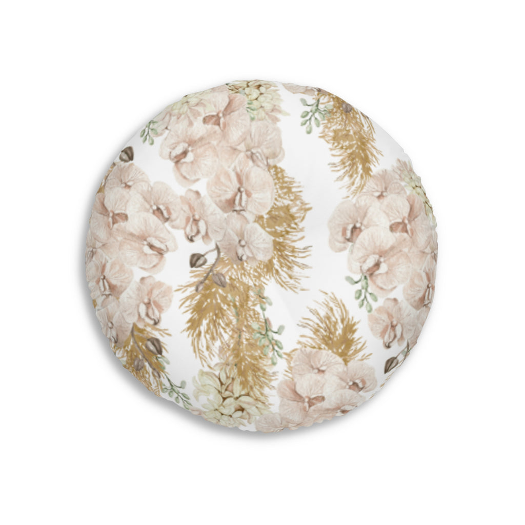 Peony Garden Floor Pillow Round