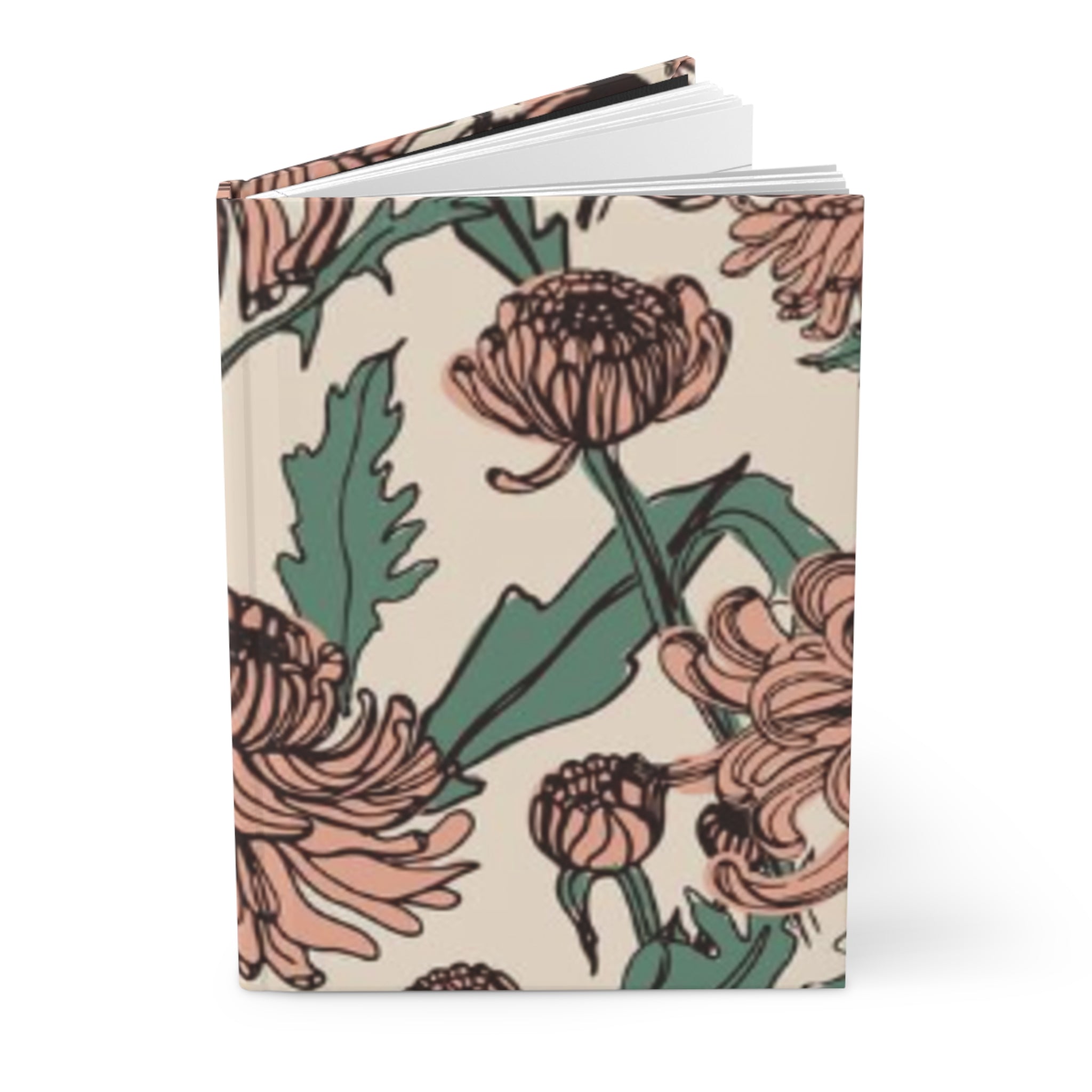 Mauve Garden Hardcover Journal