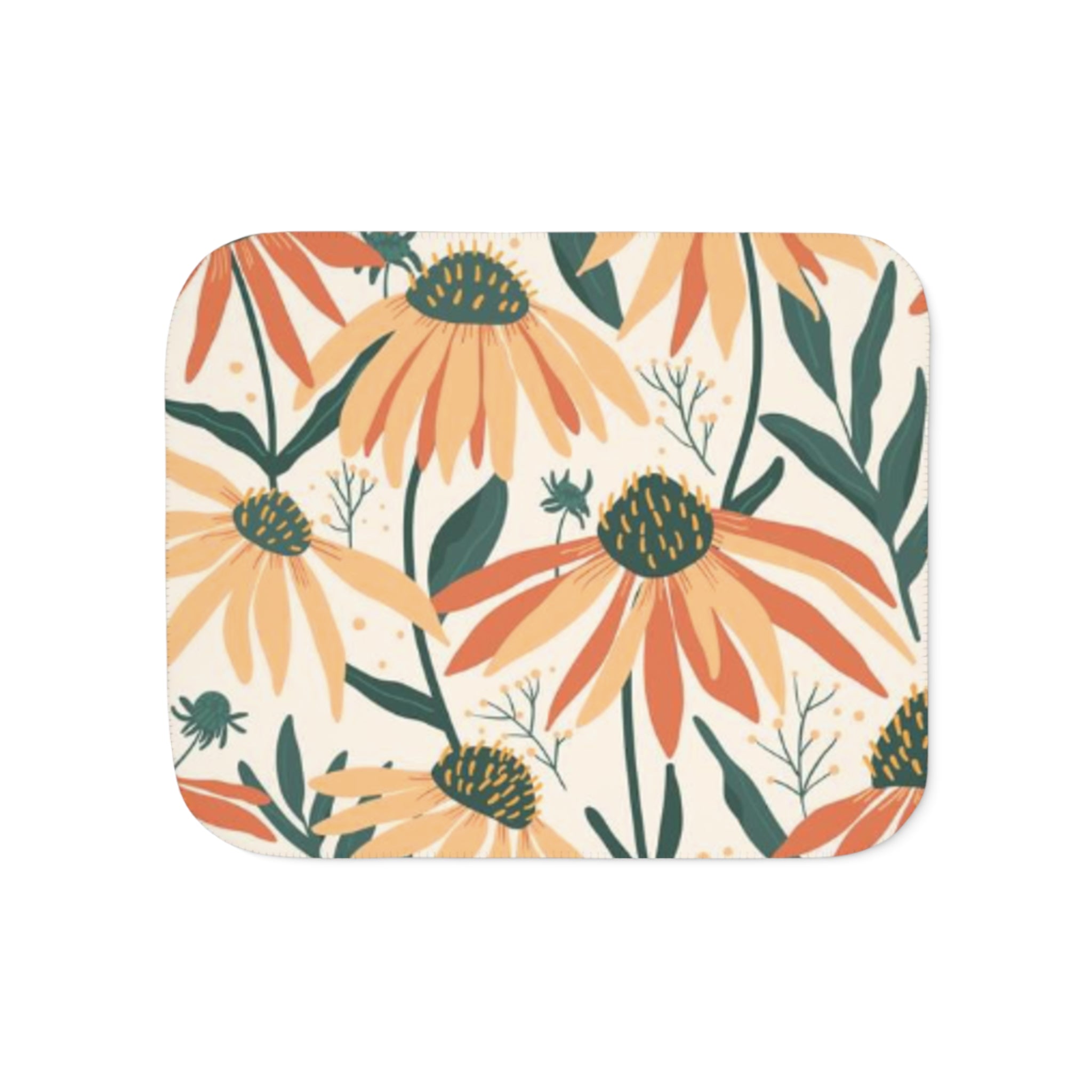 Daisy Garden Sherpa Blanket
