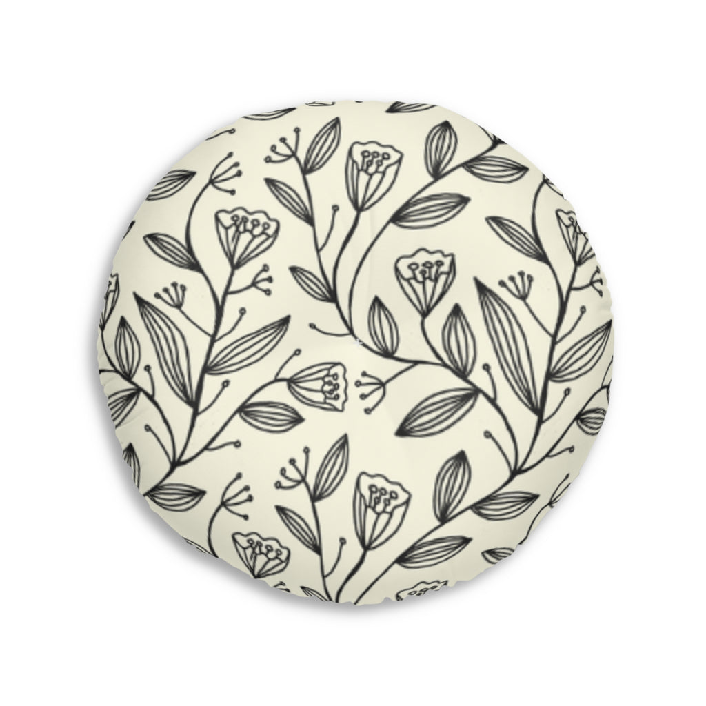 Tulip Garden Floor Pillow Round
