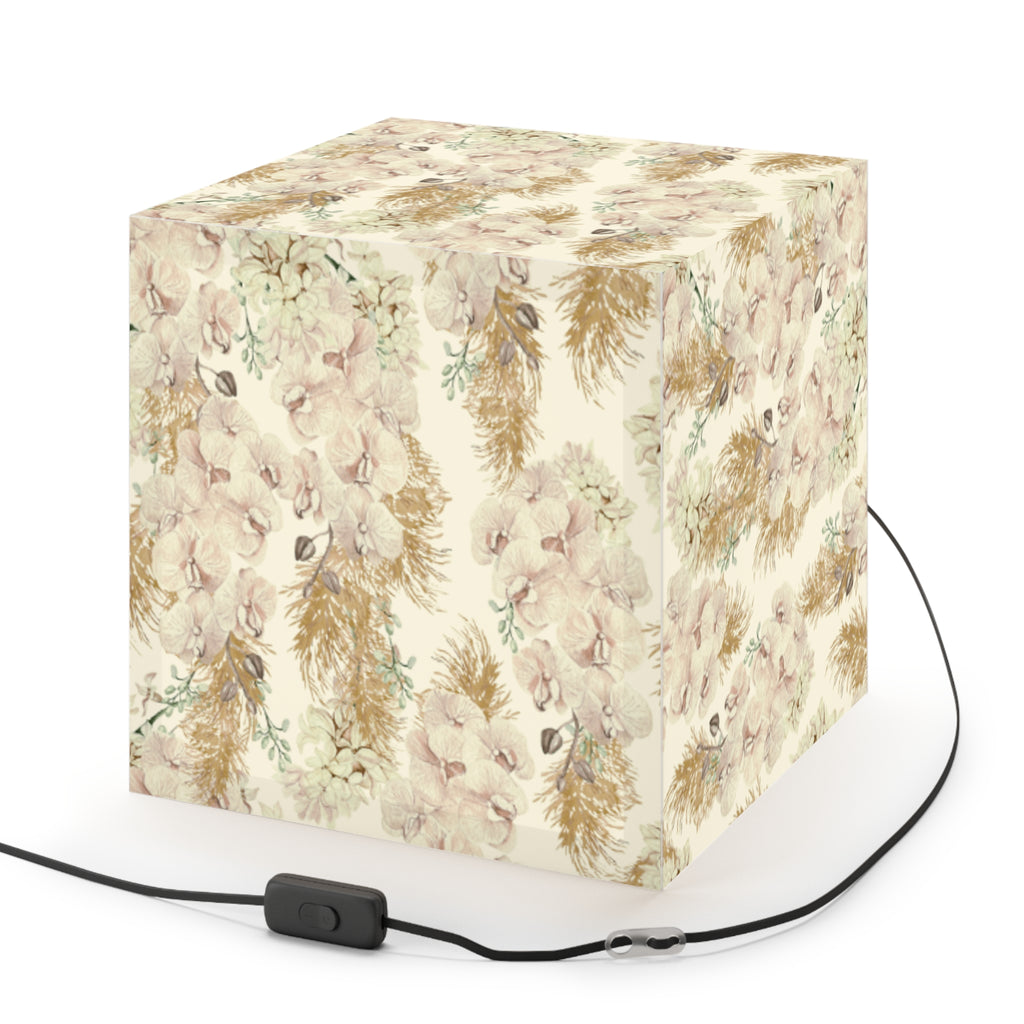 Peony Garden Lamp Cube