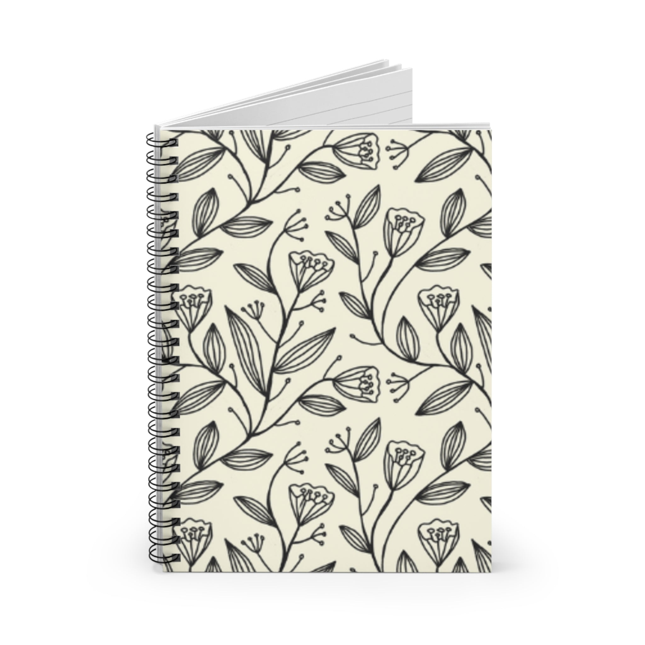 Tulip Garden Spiral Journal