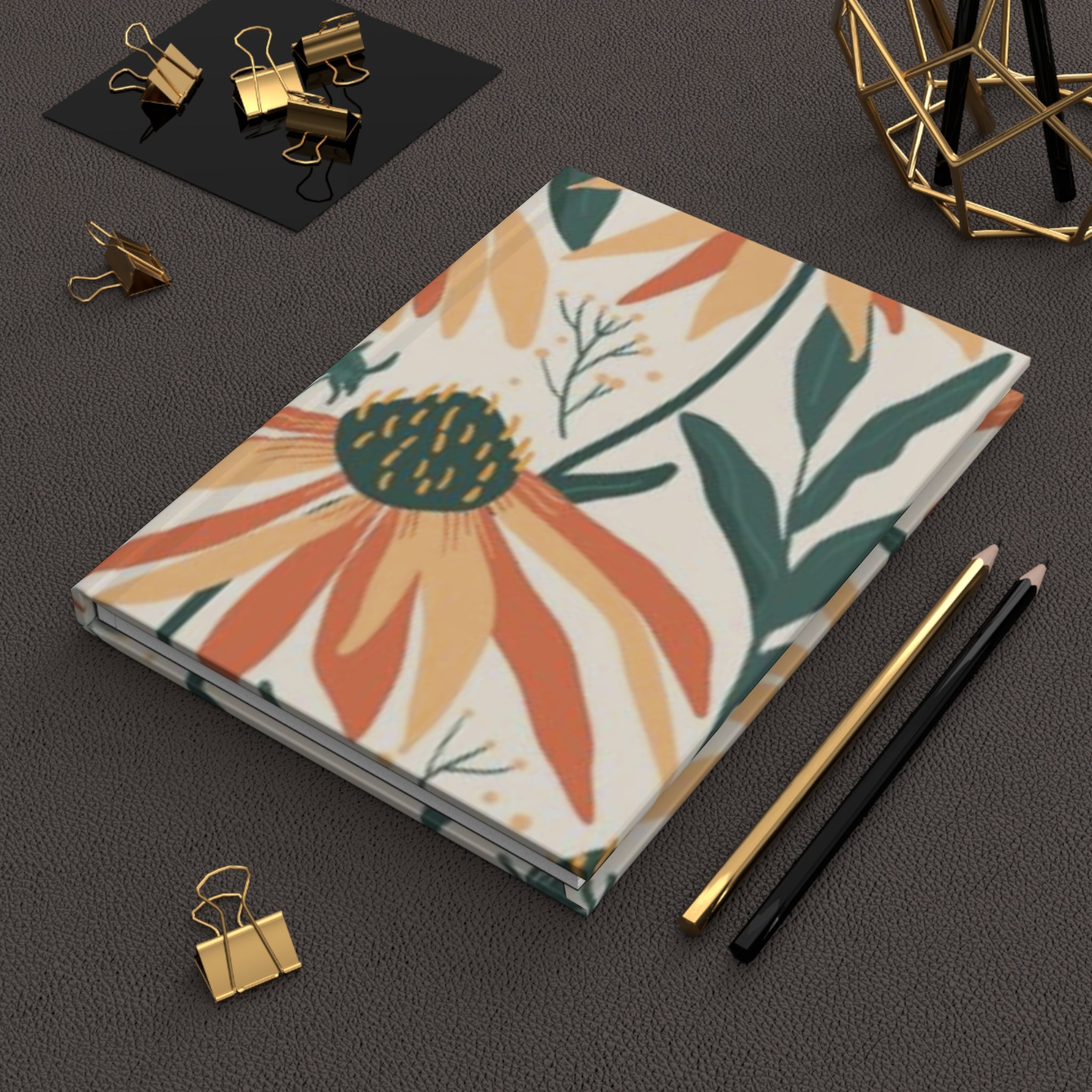 Daisy Garden Hardcover Journal