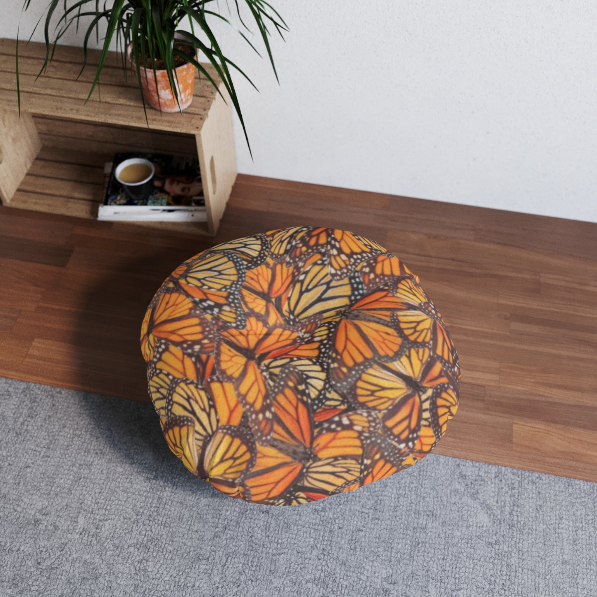 Monarch Floor Pillow Round
